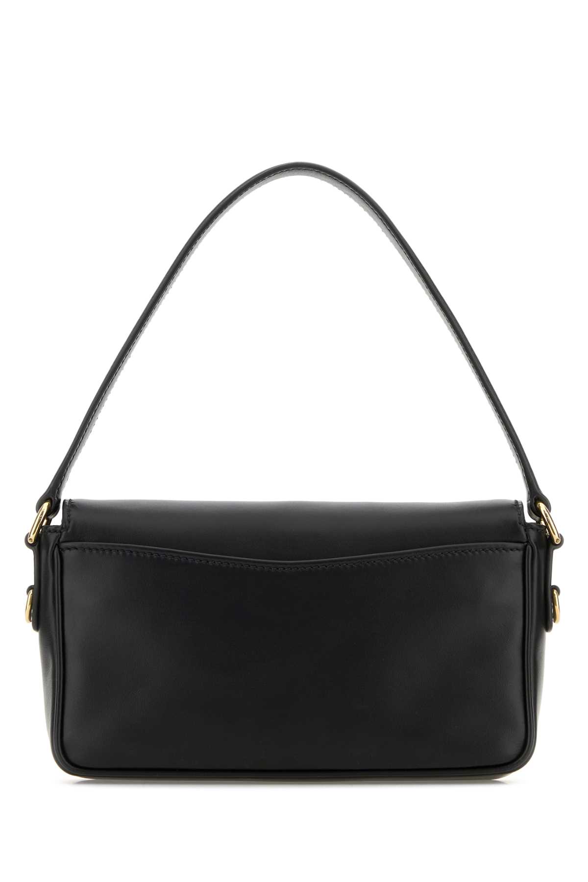 Black leather handbag 5BD270ACRMF0002 (MIU MIU / ハンドバッグ・ショルダーバッグ ) | MIU MIU (ミュウミュウ)(2)