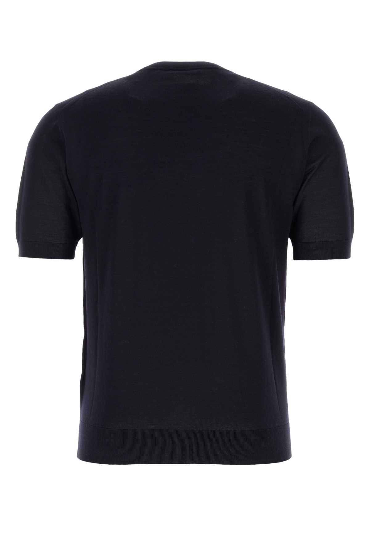 Midnight blue wool t-shirt UMB266S2121ZLEF0008 (Prada / Tシャツ・カットソー ) | Prada (プラダ)(1)