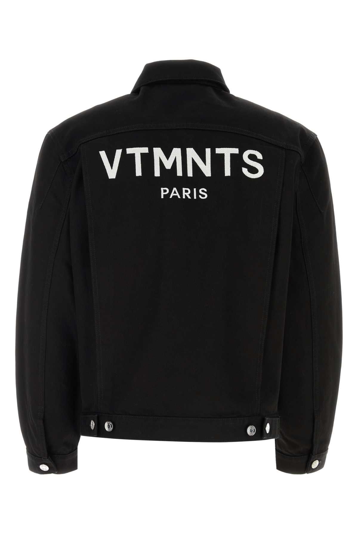 Black denim Paris jacket VL18JA770BBLK (VTMNTS / カジュアルジャケット ) | VTMNTS (ブイティーエムエヌティーエス)(1)