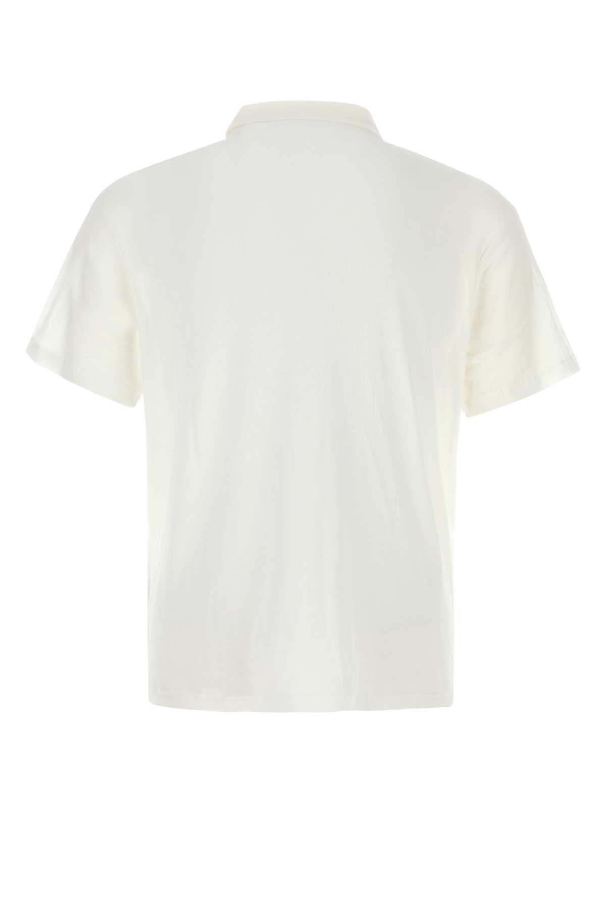 White cotton Tristan polo shirt TRISTANSSPOLOWHITE (gimaguas / ポロシャツ ) | gimaguas (ギマガス)(1)