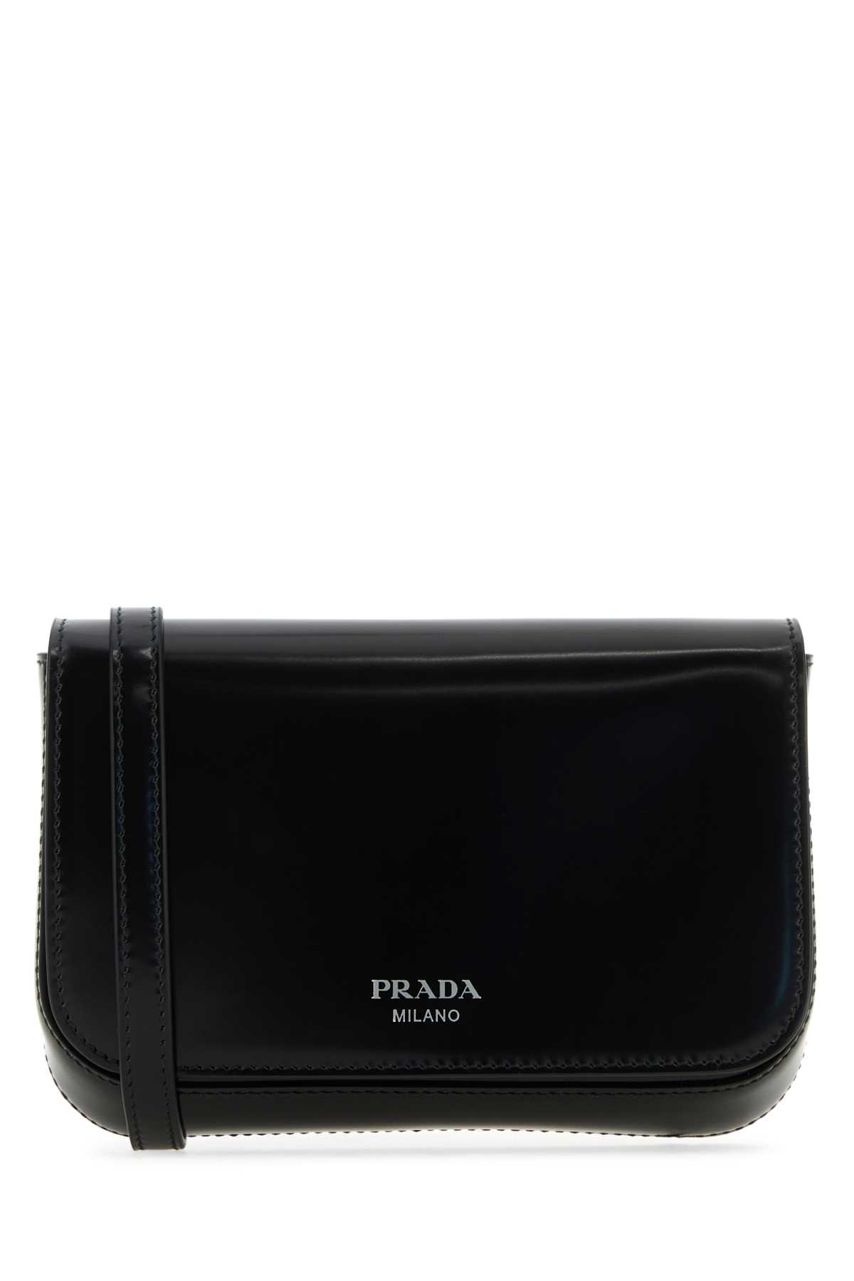 Black leather crossbody bag 2VD061ZO6F0002 (Prada / ハンドバッグ・ショルダーバッグ ) | Prada (プラダ)