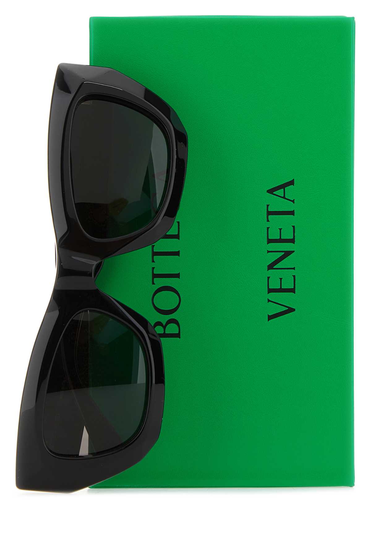 Black acetate sunglasses 756442V2Q301049 (Bottega Veneta / サングラス・アイウェア ) | Bottega Veneta (ボッテガ・ヴェネタ)(2)