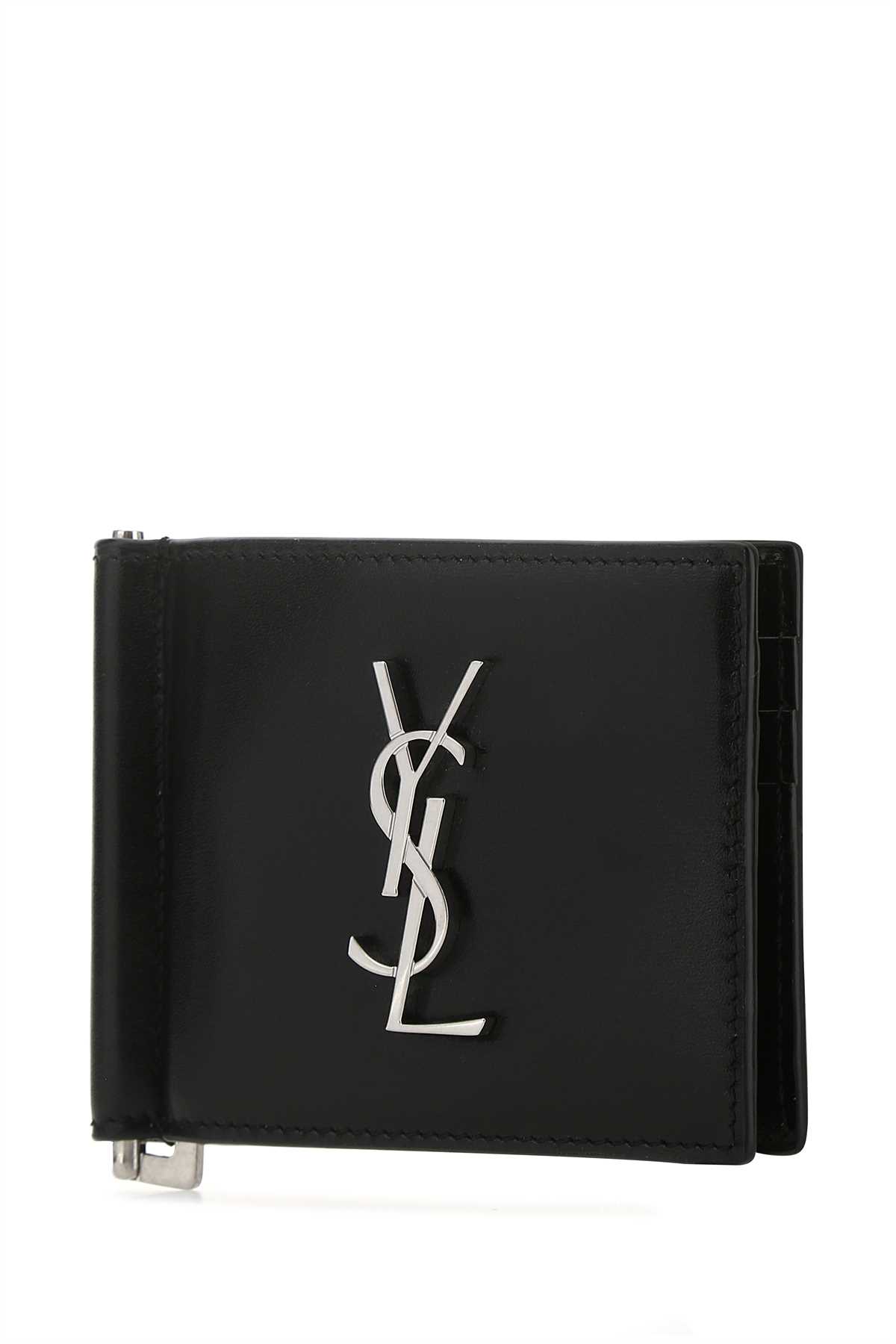 Black leather card holder 4856300SX0E1000 (Saint Laurent / 財布・カードケース ) | Saint Laurent (サンローラン)(1)