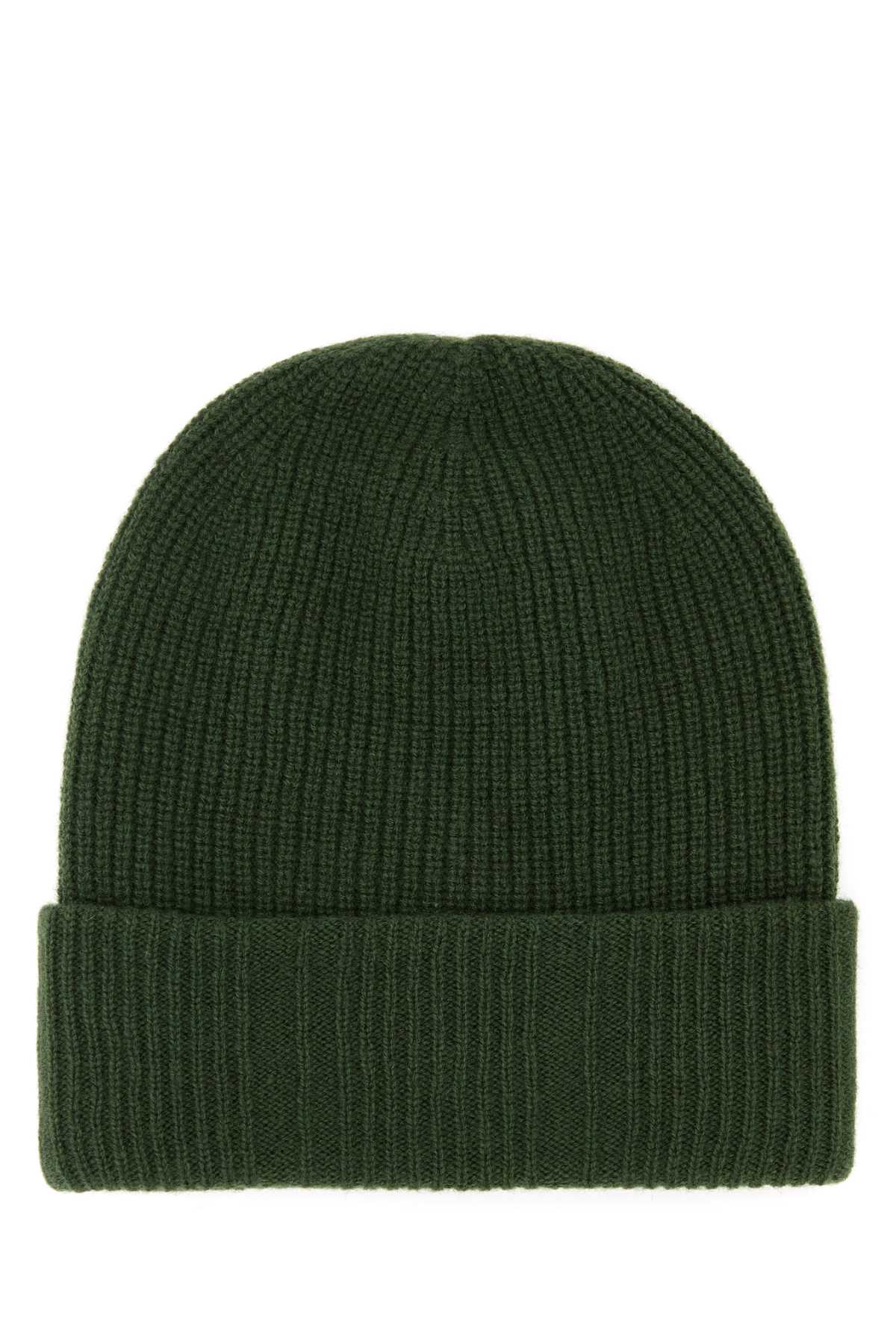 Green wool blend beanie hat FXQ352ASMMF0QG2 (FENDI / 帽子 ) | FENDI (フェンディ)(1)