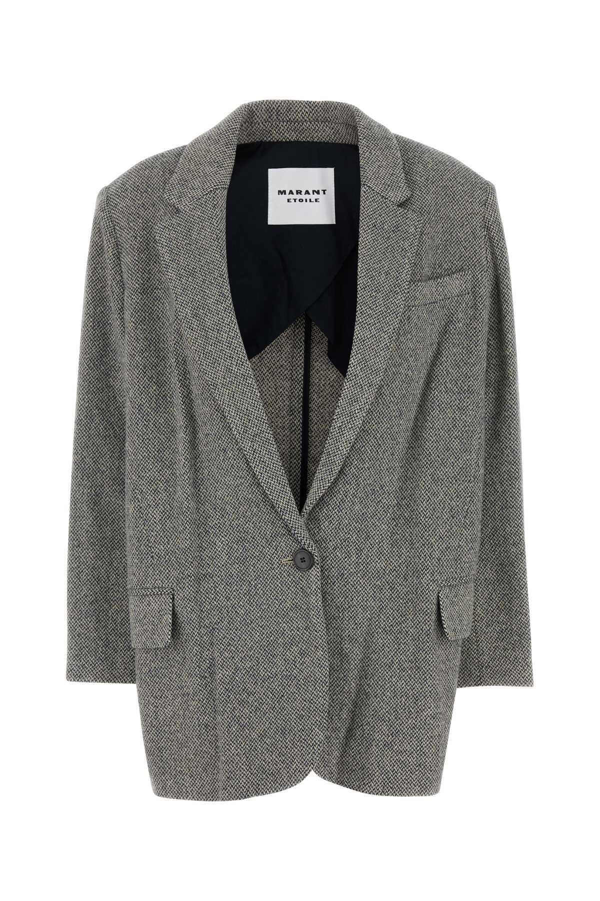 Embroidered wool blend Cikaito blazer MA0088FBB3D05EBKEC (Isabel Marant Étoile / ブレザー・ジャケット ) | Isabel Marant Étoile (イザベル マラン エトワール)