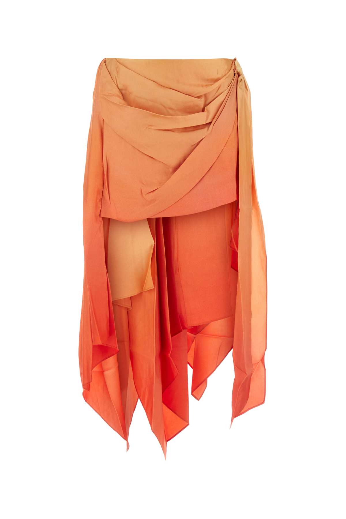 Two-tone silk Tranquillity mini skirt 1187SS243REDFLD (ZIMMERMANN / スカート ) | ZIMMERMANN (ジマーマン)