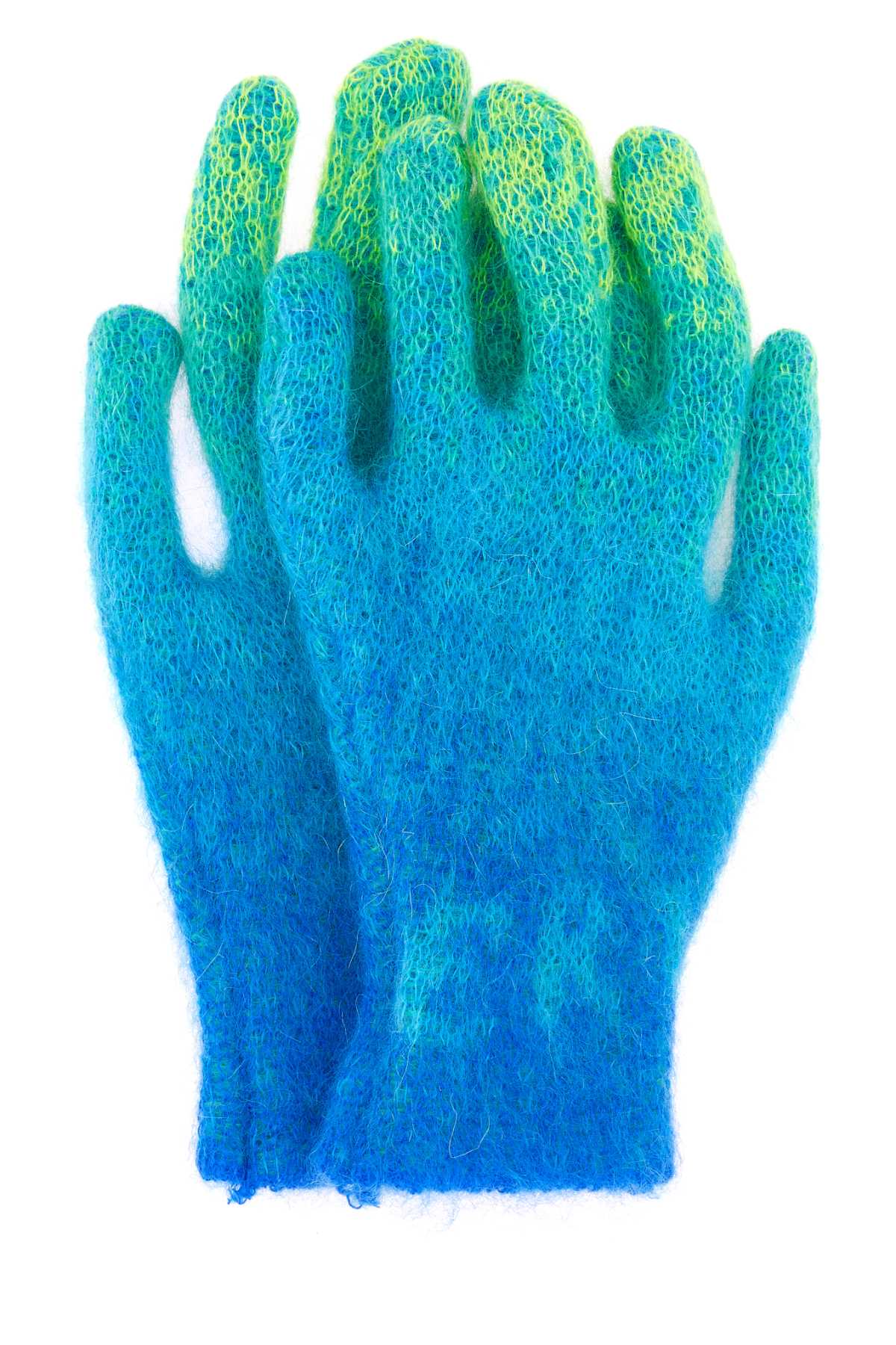 Multicolor mohair blend gloves ERL07K1522 (ERL / グローブ ) | ERL (イーアールエル)