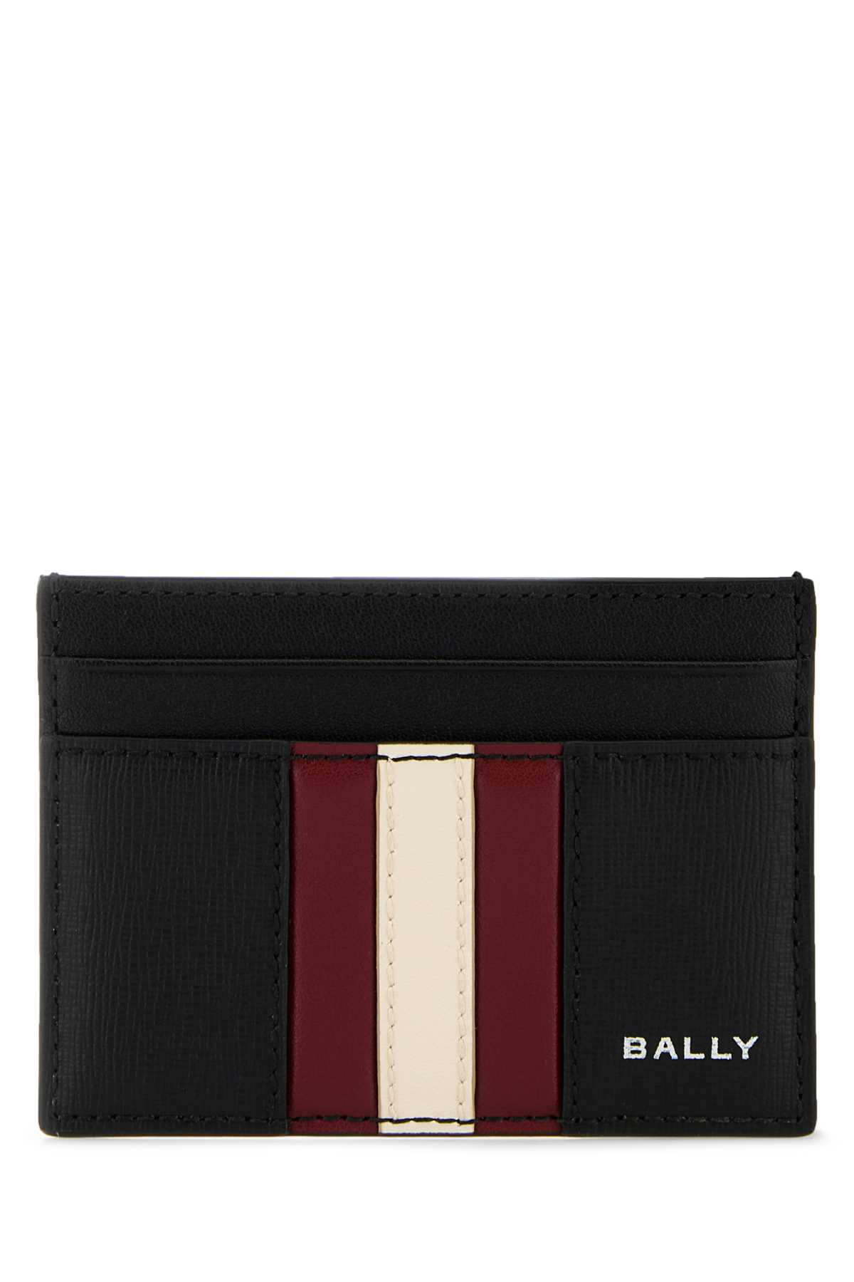 Black leather card holder MLB02SEC001I946P (BALLY / 財布・カードケース ) | BALLY (バリー)