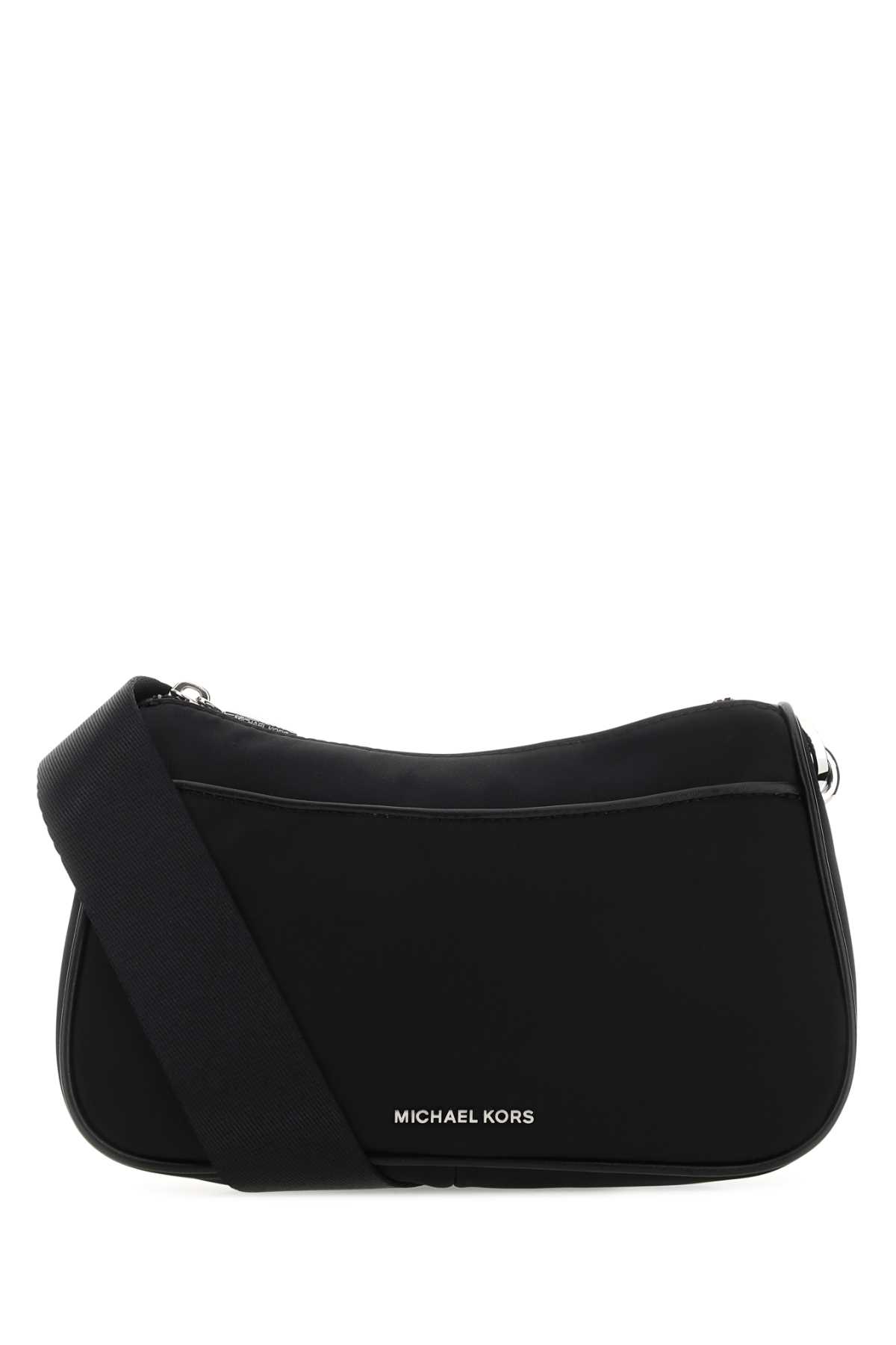 Black nylon Jet Set crossbody bag 32R3SJ6C8CBLACK (MICHAEL MICHAEL KORS / ハンドバッグ・ショルダーバッグ ) | MICHAEL MICHAEL KORS (マイケル・マイケル・コース)