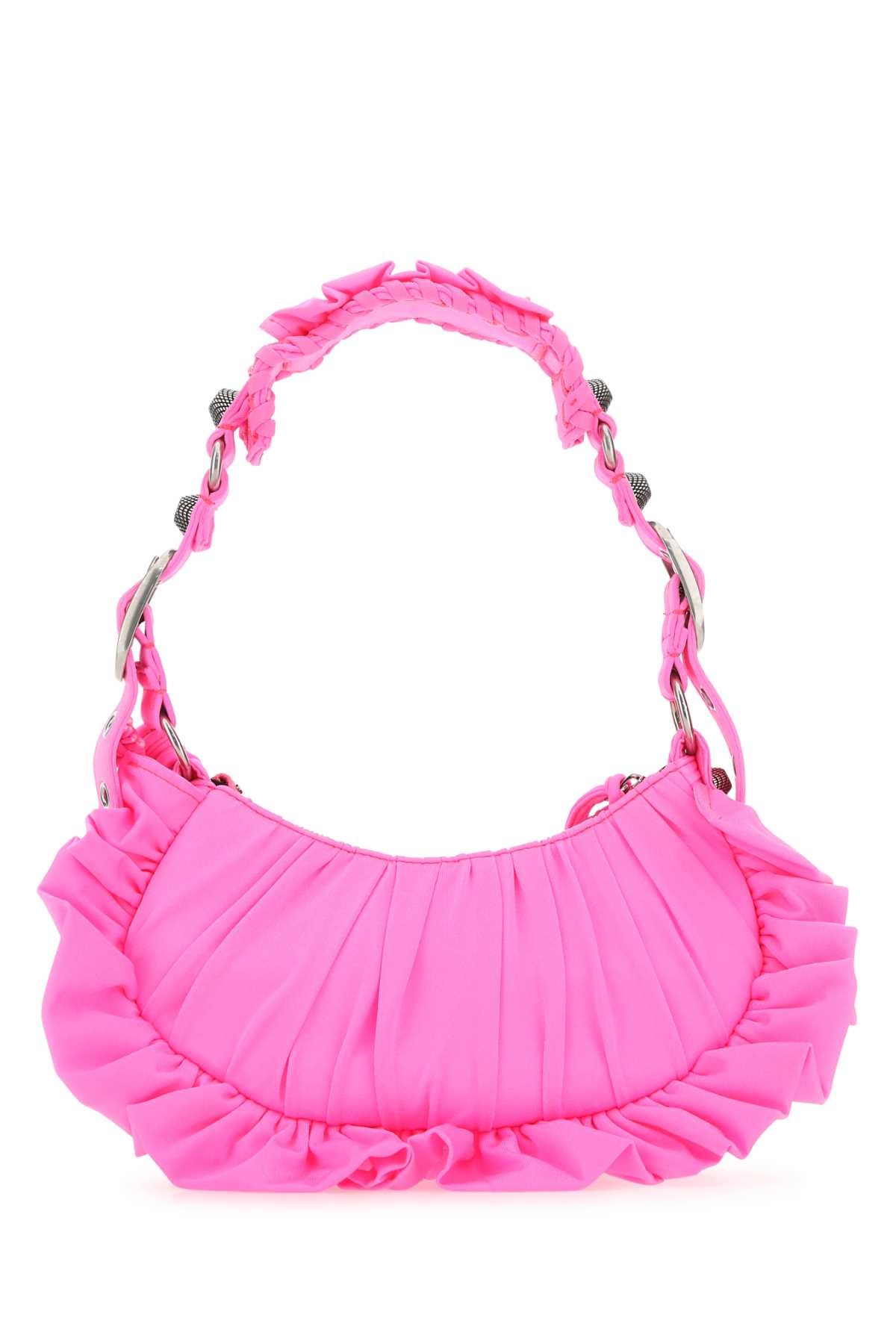 Fluo pink fabric Le Cagole XS shoulder bag 671309210FZ5627 (Balenciaga / ハンドバッグ・ショルダーバッグ ) | Balenciaga (バレンシアガ)(2)