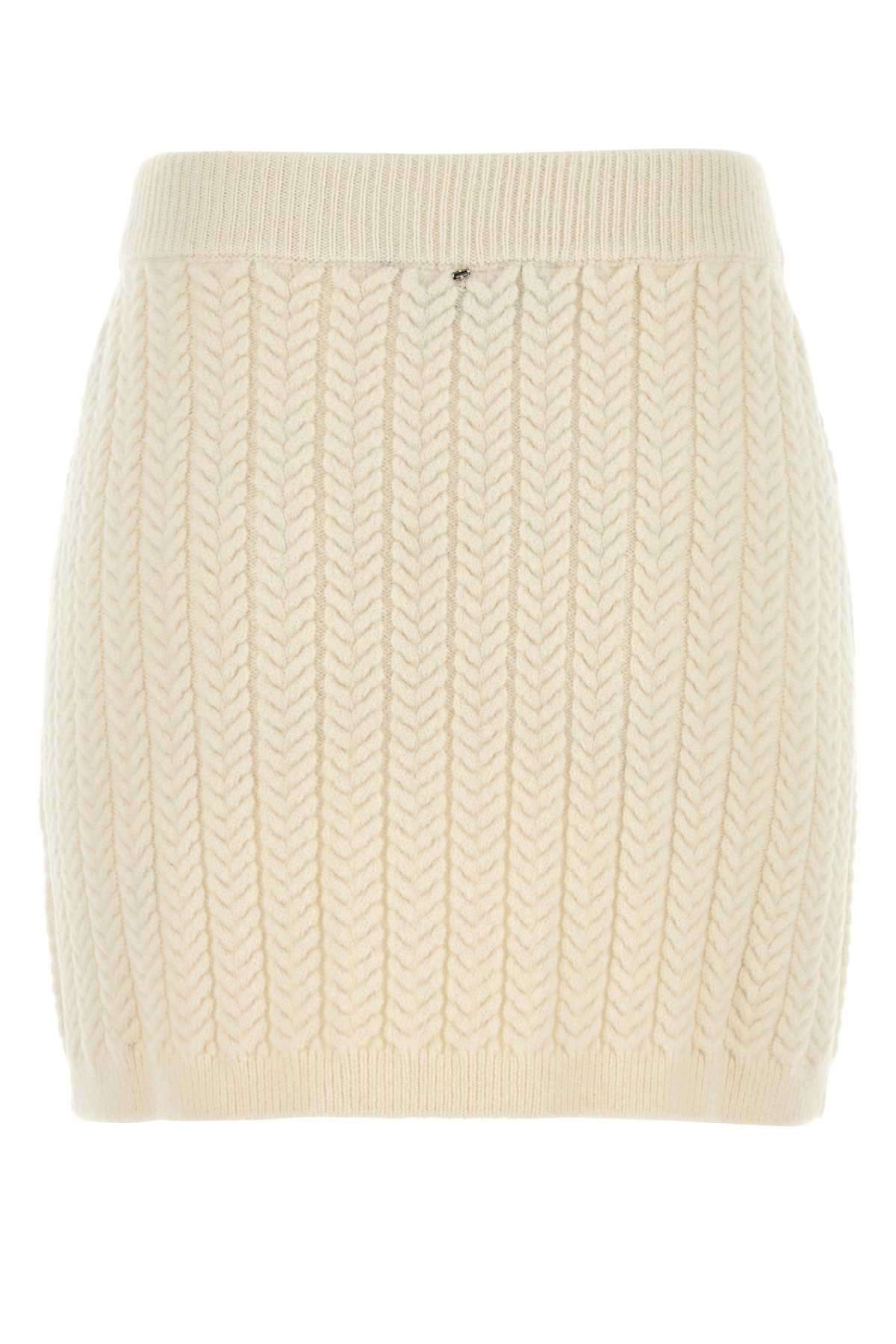 Ivory wool blend Earry1 mini skirt 2422306022600001 (Sportmax / スカート ) | Sportmax (スポーツマックス)(1)