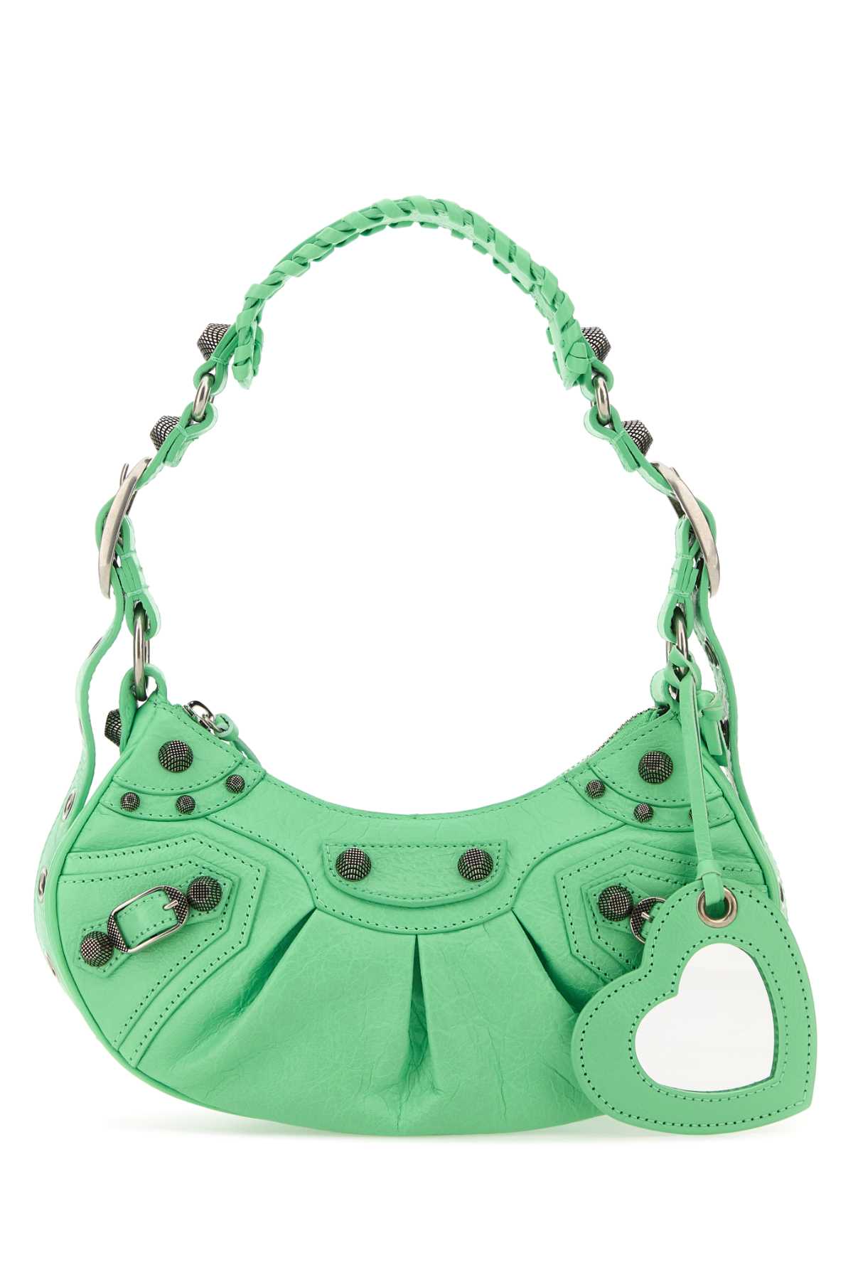 Mint green nappa leather Le Cagole XS shoulder bag 6713091VG9Y3823 (Balenciaga / ハンドバッグ・ショルダーバッグ ) | Balenciaga (バレンシアガ)