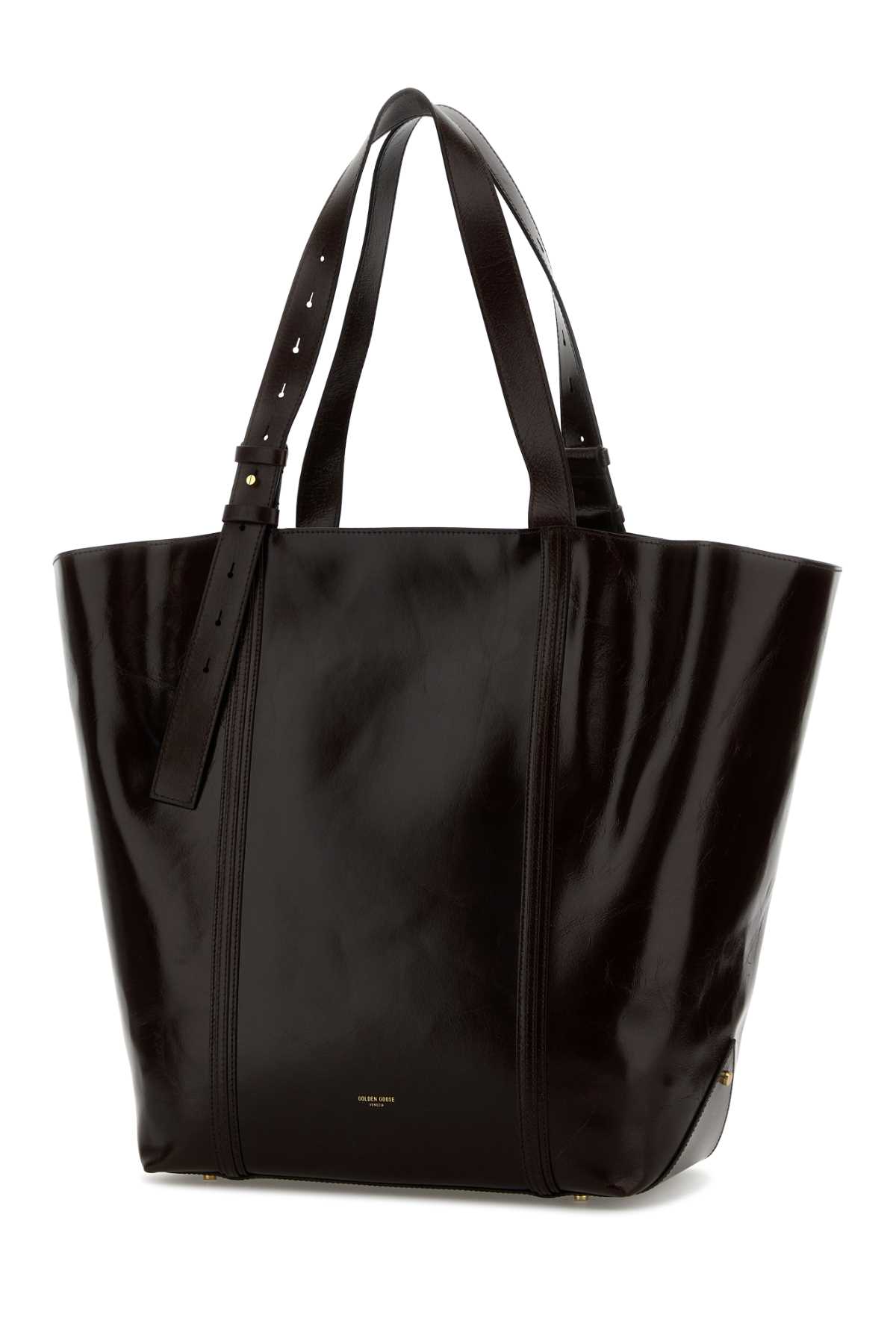 Dark brown leather 24.7 shopping bag GWA00694A00074955357 (Golden Goose / ハンドバッグ・ショルダーバッグ ) | Golden Goose (ゴールデングース)(1)