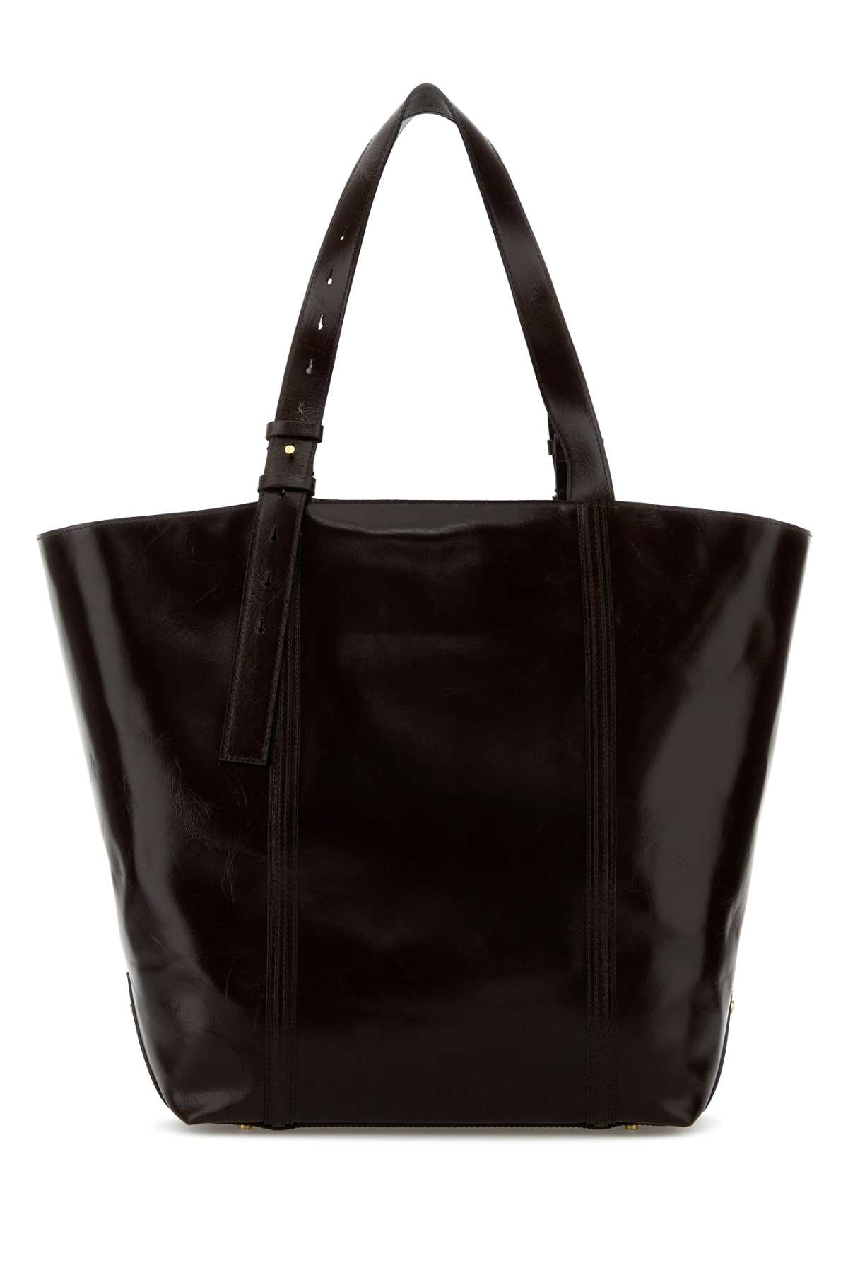 Dark brown leather 24.7 shopping bag GWA00694A00074955357 (Golden Goose / ハンドバッグ・ショルダーバッグ ) | Golden Goose (ゴールデングース)(2)