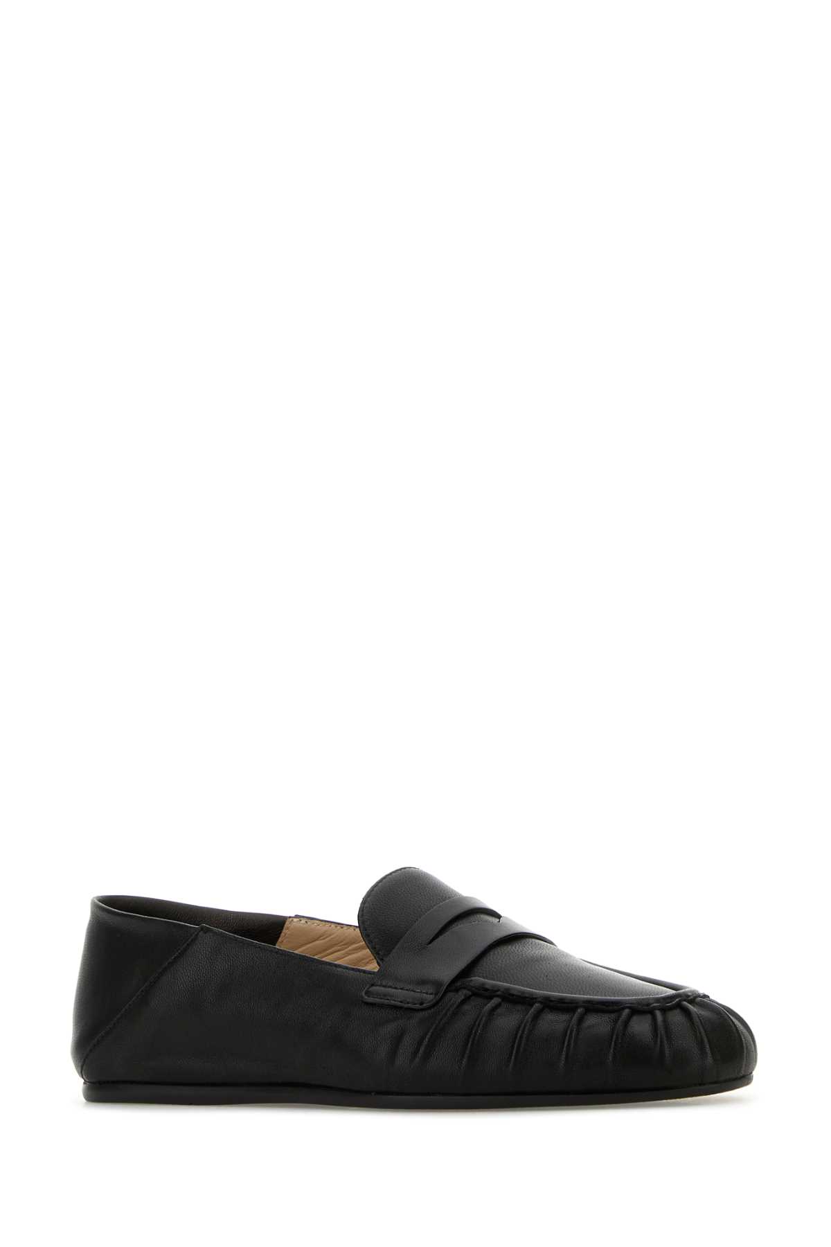 Black leather Brooks loafers SK698BLK (STUART WEITZMAN / ローファー ) | STUART WEITZMAN (スチュアートワイツマン)(1)
