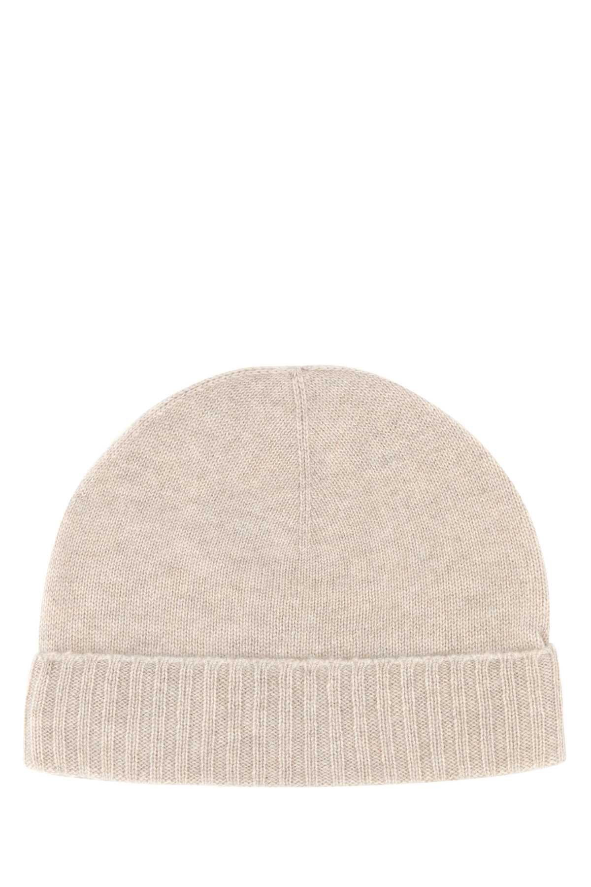 Sand cashmere beanie hat MEGEVE0914 (LE KASHA / 帽子 ) | LE KASHA (ル カシャ)
