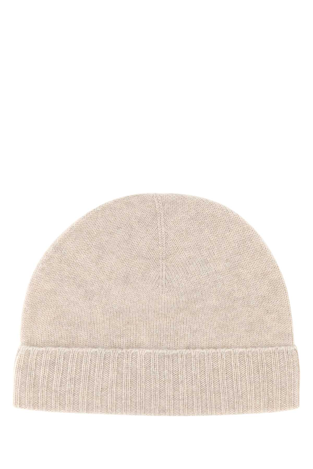 Sand cashmere beanie hat MEGEVE0914 (LE KASHA / 帽子 ) | LE KASHA (ル カシャ)(1)