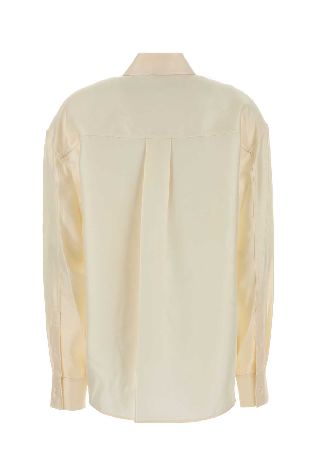 Ivory satin oversize shirt 1WC4251152106 (alexanderwang / シャツ・ブラウス ) | alexanderwang (アレキサンダーワン)(1)