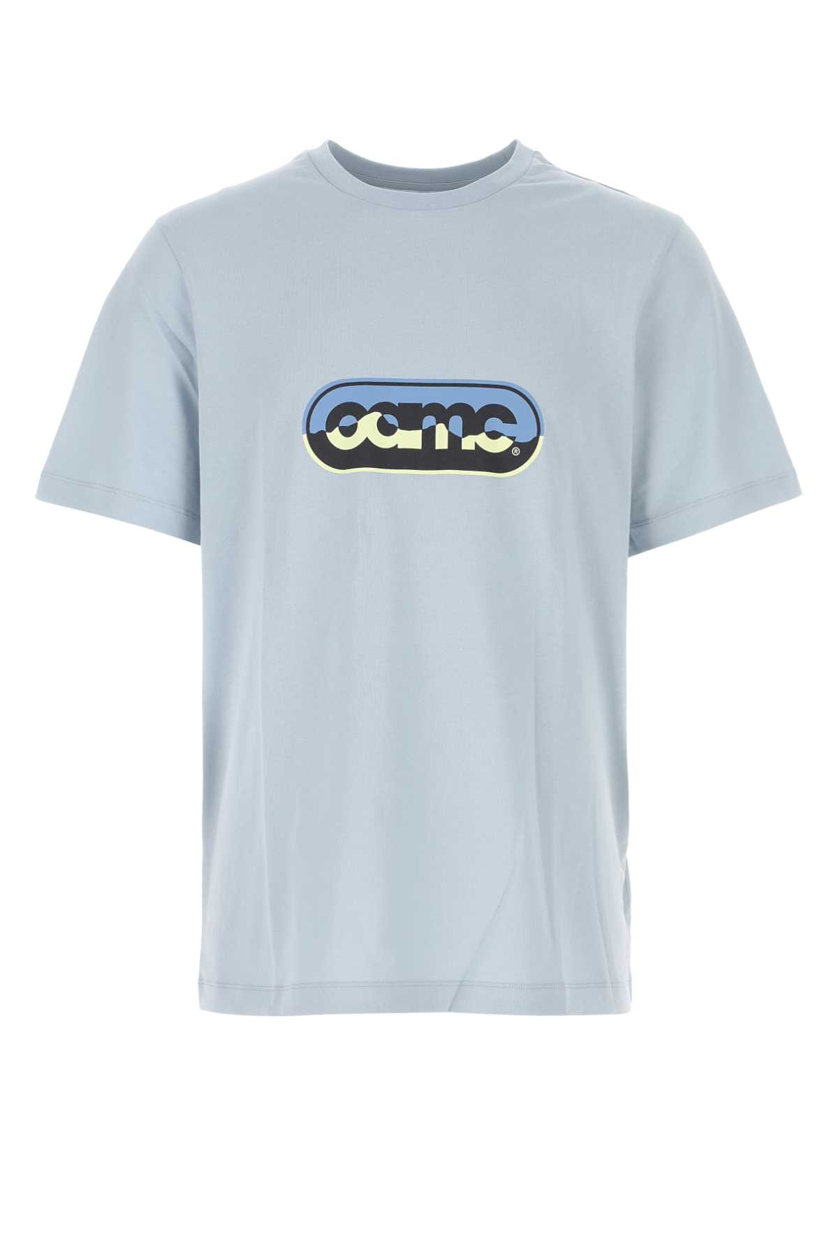Light-blue cotton oversize t-shirt 23E28OAJ08COT00744462 (OAMC / Tシャツ・カットソー ) | OAMC (オーエーエムシー)