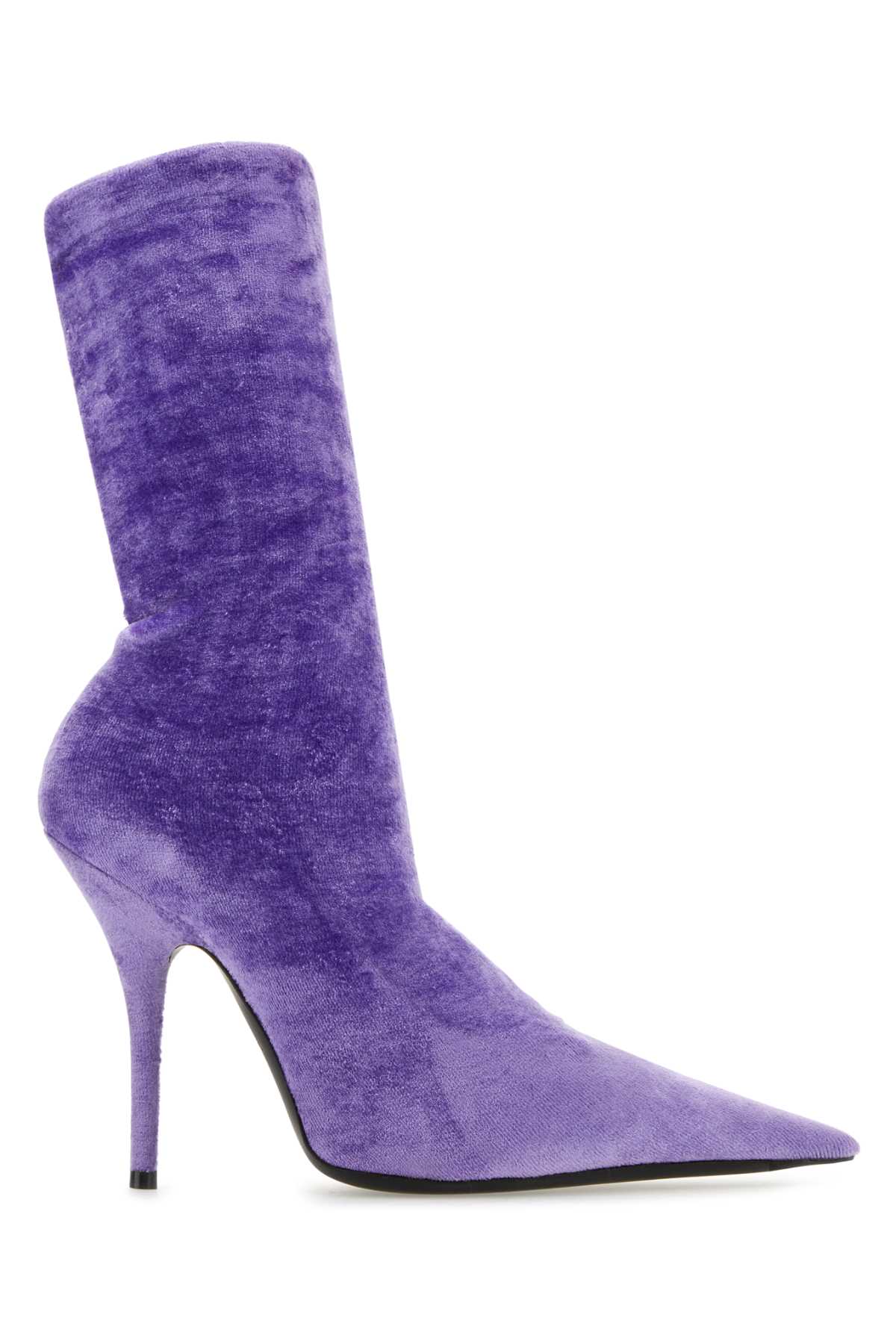 Lilac velvet Knife ankle boots 742881W8MA15001 (Balenciaga / ブーツ ) | Balenciaga (バレンシアガ)