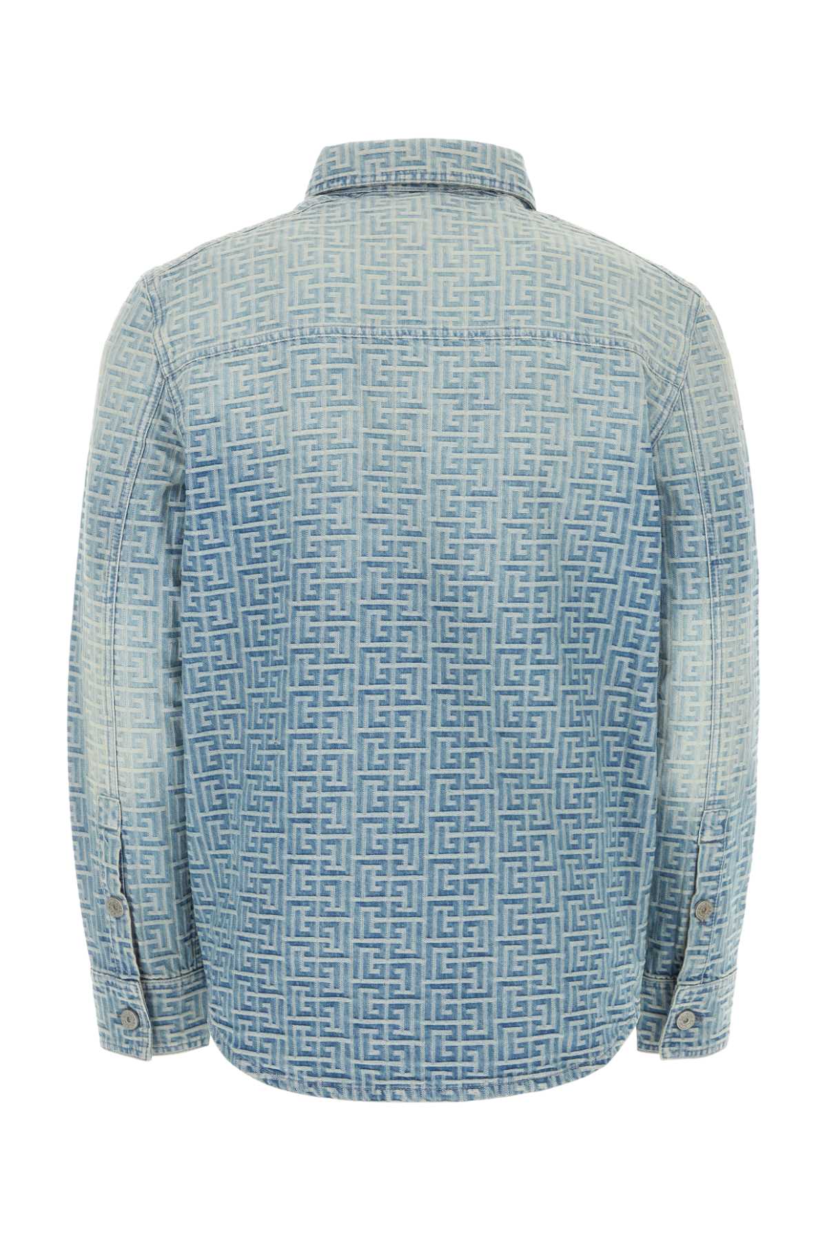 Embroidered denim shirt CH1HC088DD276FF (Balmain / シャツ・ブラウス ) | Balmain (バルマン)(1)