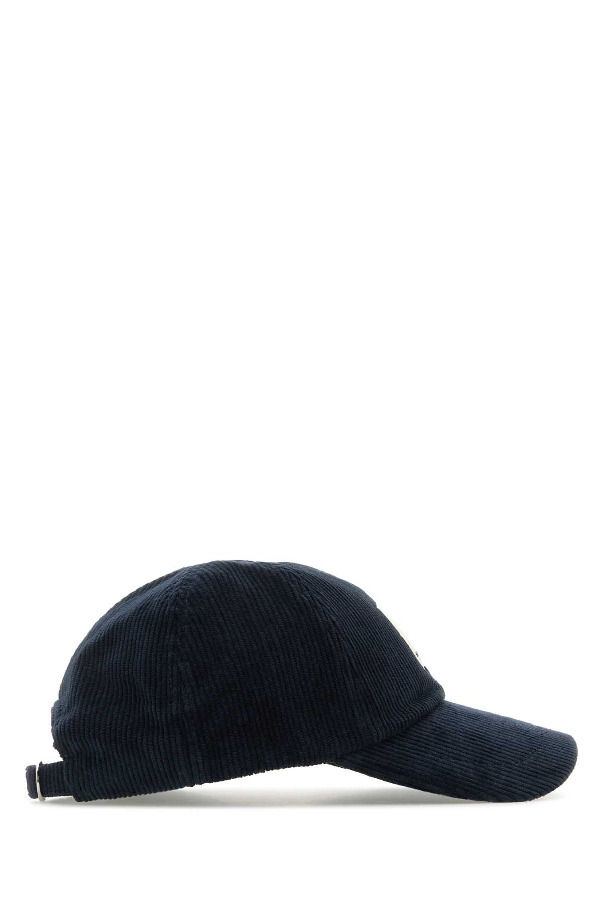 Midnight blue stretch corduroy baseball cap 6273164F85300035 (EMPORIO ARMANI / 帽子 ) | EMPORIO ARMANI (エンポリオ アルマーニ)(1)