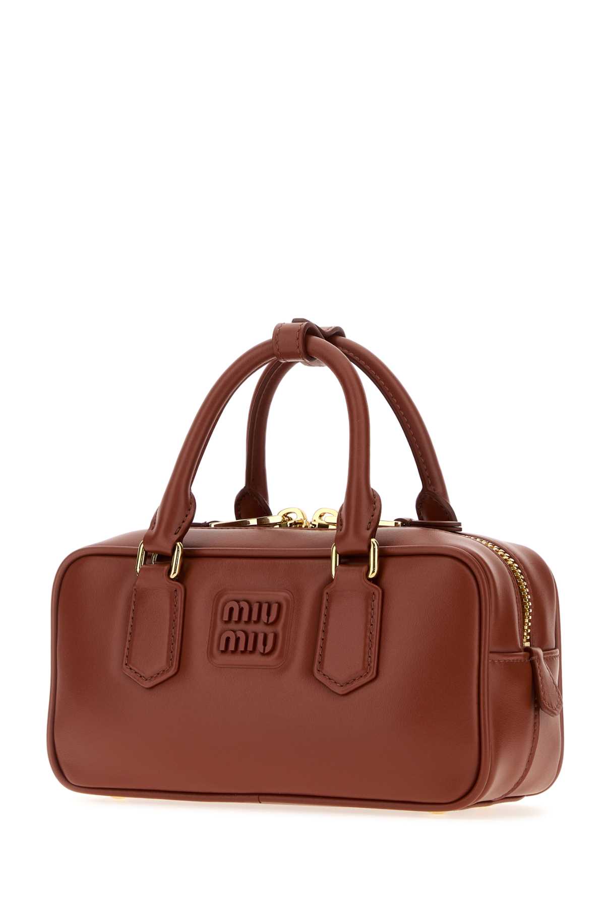 Copper leather Arcadie handbag 5BB142VOONACR3F0033 (MIU MIU / ハンドバッグ・ショルダーバッグ ) | MIU MIU (ミュウミュウ)(1)