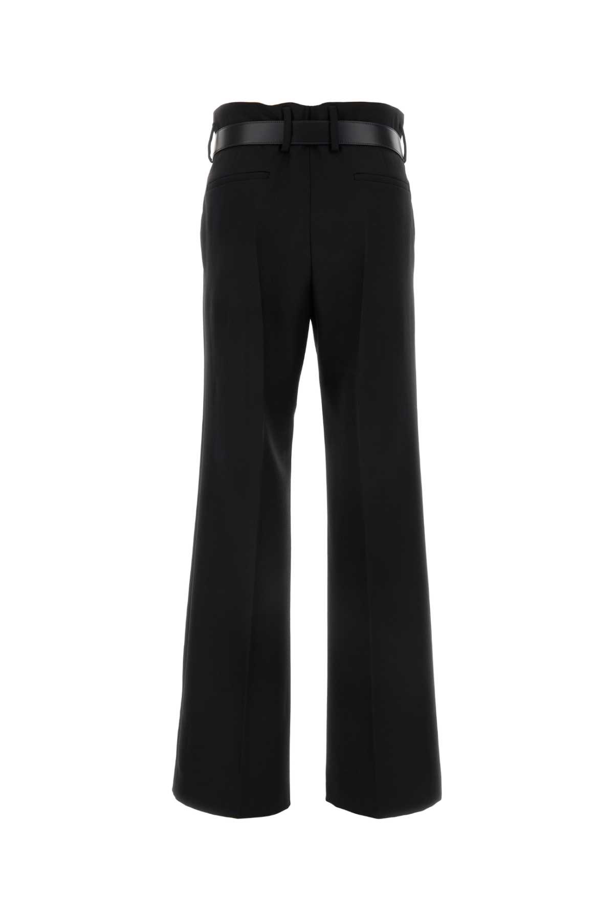 Black gabardine pant P242IKSOOO15GJF0002 (Prada / パンツ ) | Prada (プラダ)