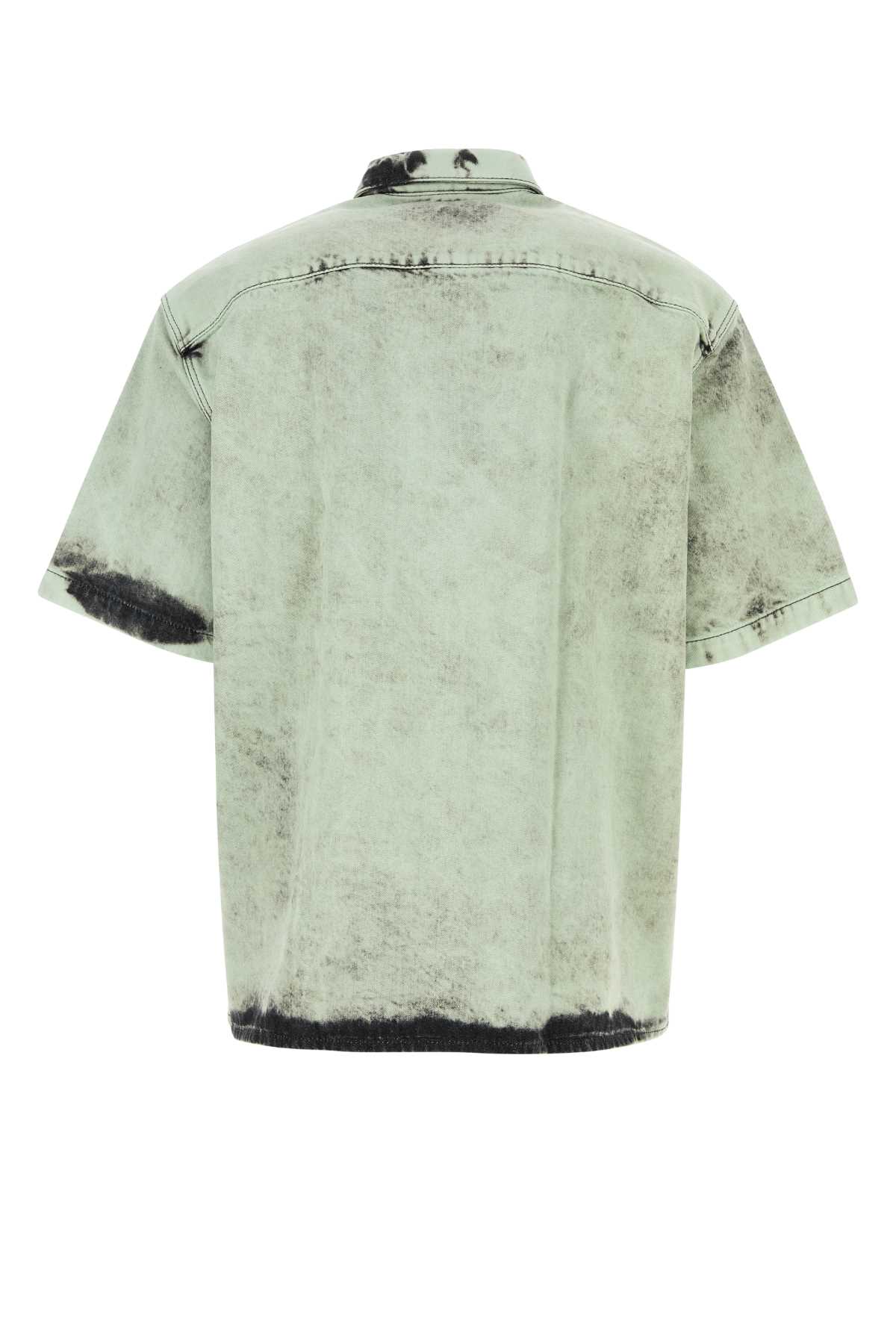 Tie-dye denim oversize shirt 23E28OAU60TCOT00825323 (OAMC / シャツ・ブラウス ) | OAMC (オーエーエムシー)(1)