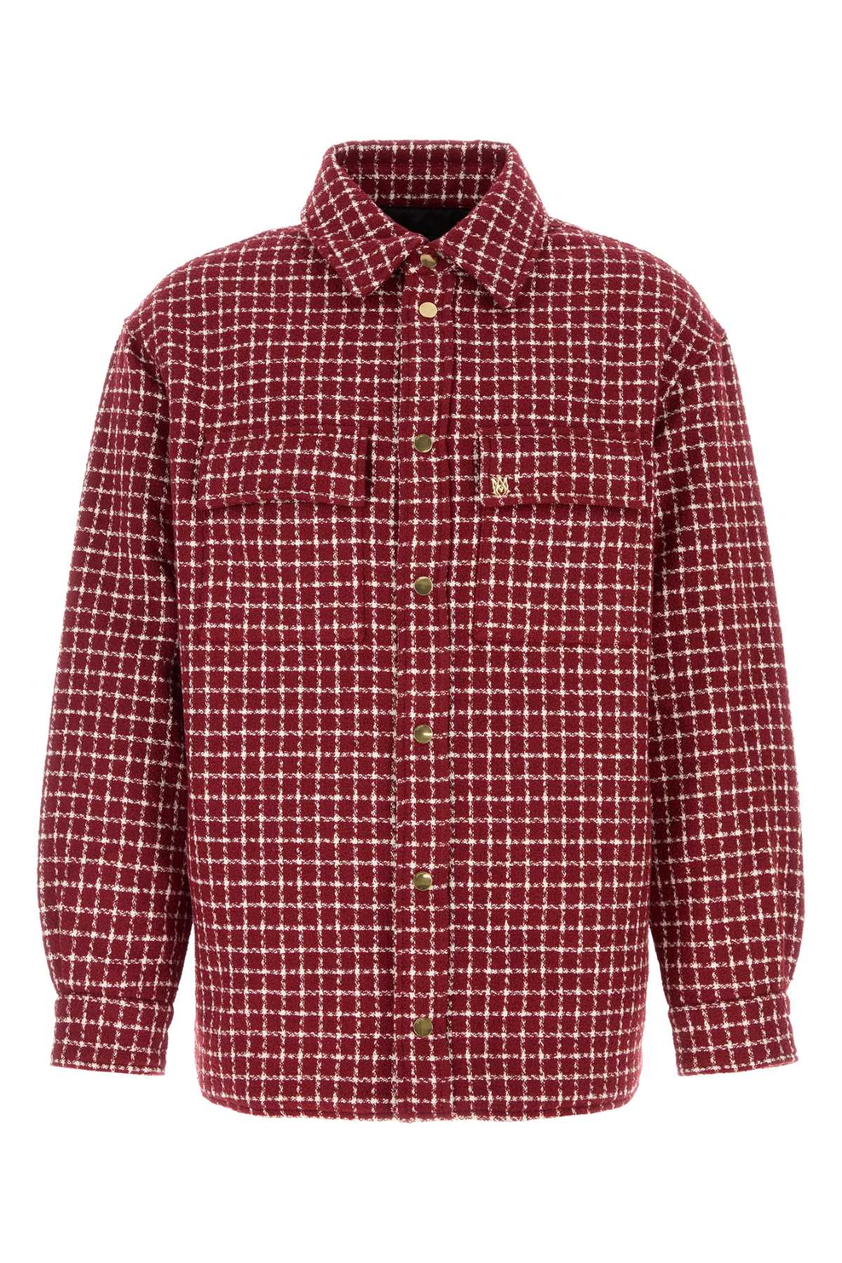 Embroidered boucle jacket AMSTOS1022DEEPRED (AMIRI / カジュアルジャケット ) | AMIRI (アミリ)