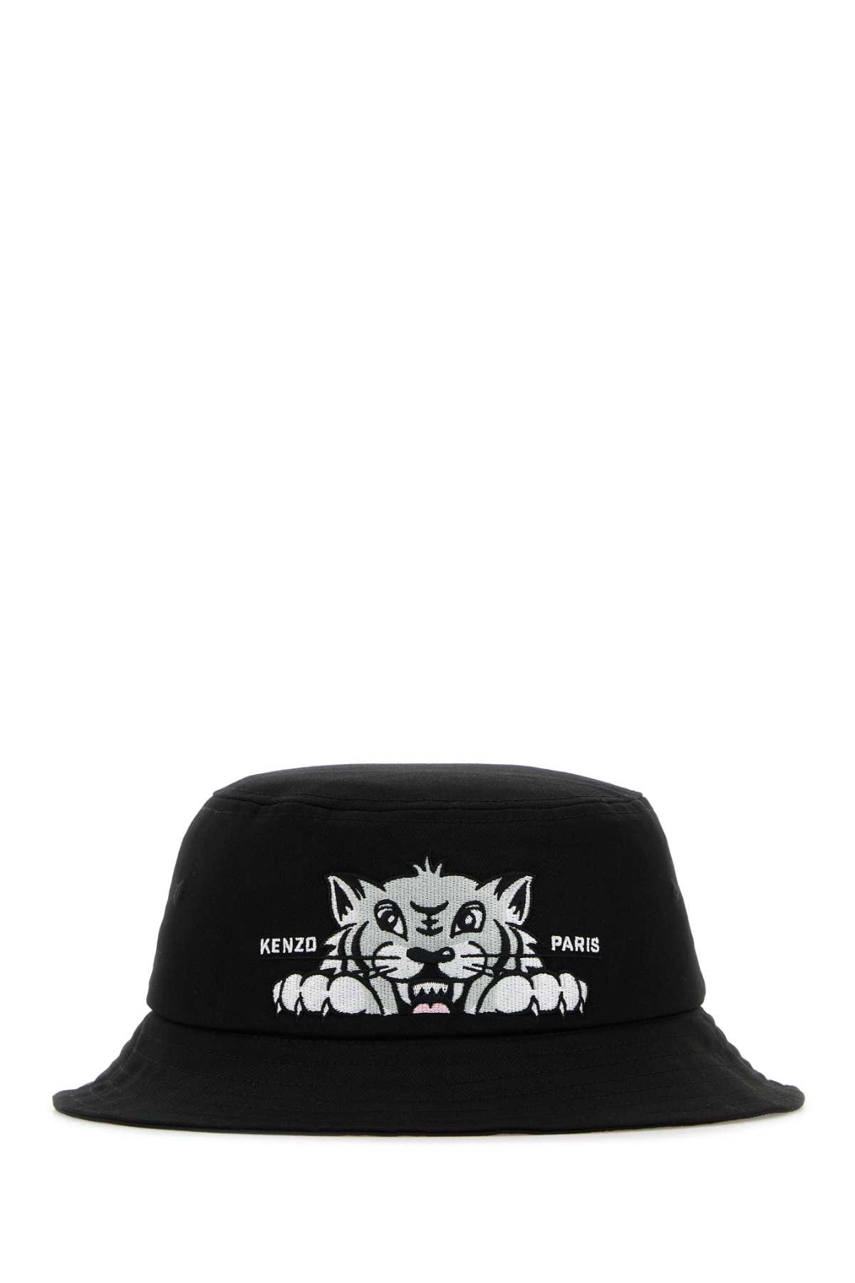 Black cotton bucket hat FF58AC624F4699 (KENZO / 帽子 ) | KENZO (ケンゾー)