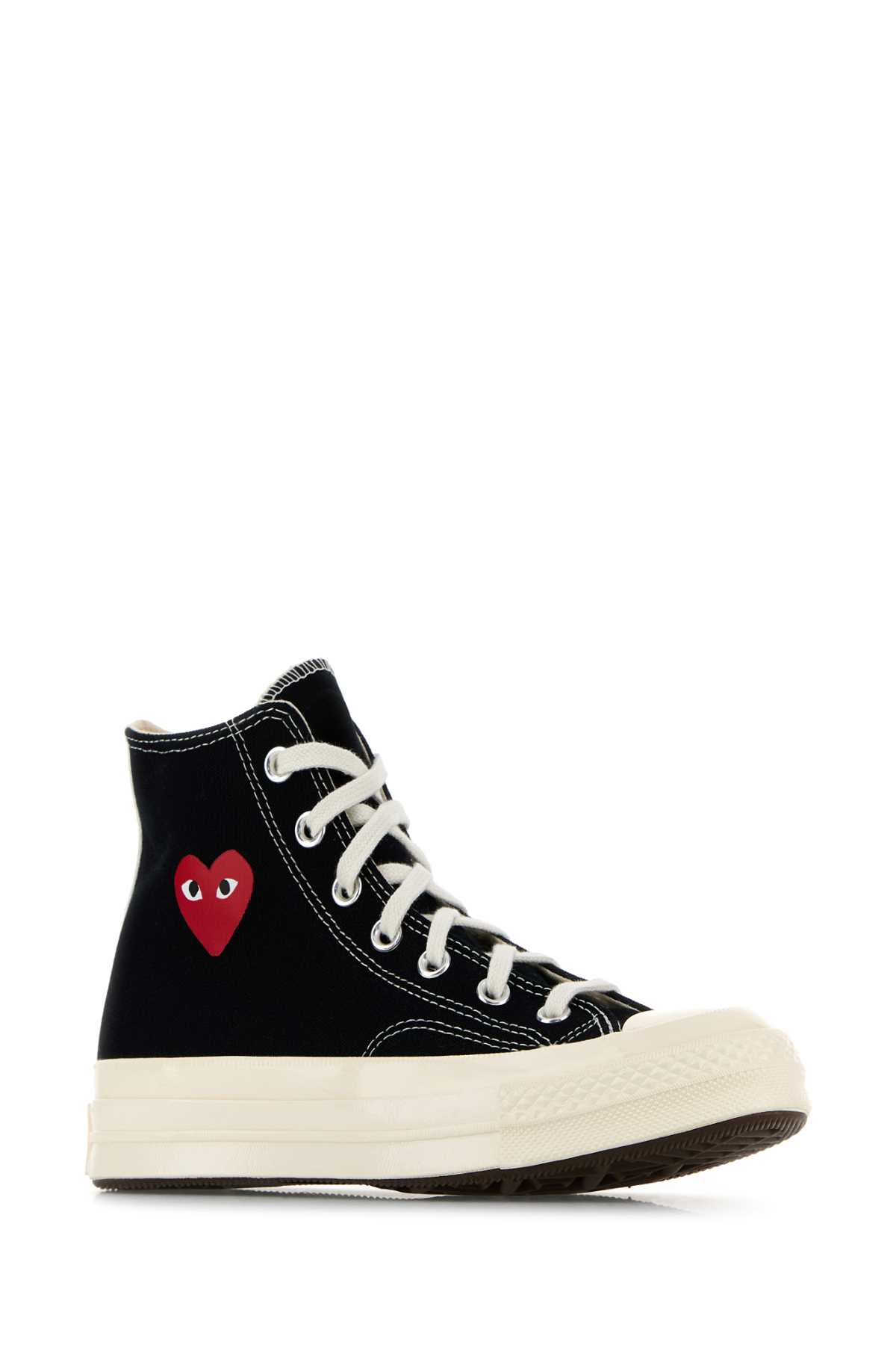 Black canvas Comme Des Garçons X Converse sneakers AZK129001BLACK (PLAY Comme Des Garçons / スニーカー ) | PLAY Comme Des Garçons (プレイ コムデギャルソン)(1)