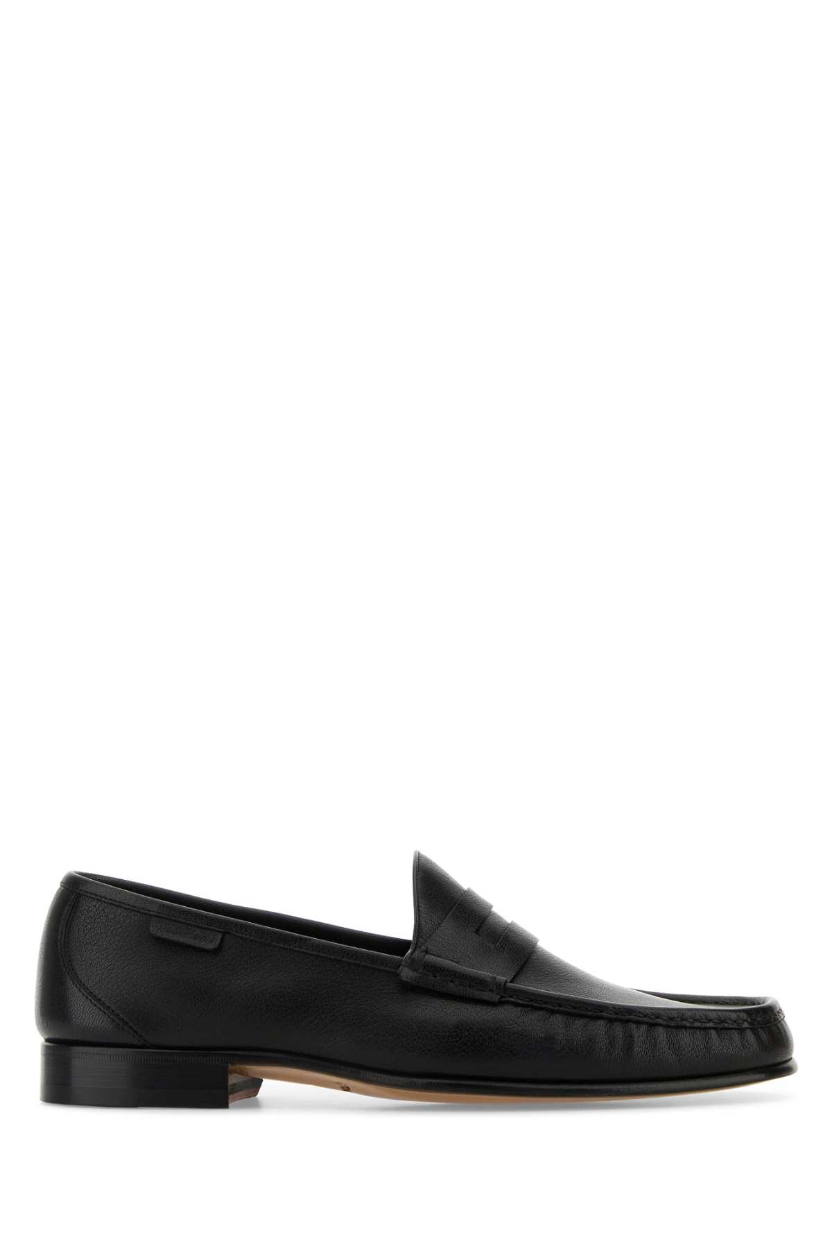 Black leather loafers J1545LGO033N1N001 (TOM FORD / ローファー ) | TOM FORD (トムフォード)