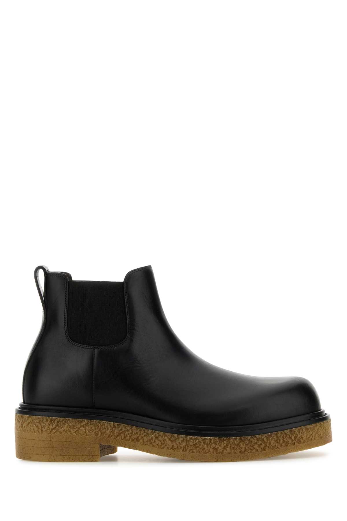 Black leather Haddock ankle boots 806937V2WT01000 (Bottega Veneta / ブーツ ) | Bottega Veneta (ボッテガ・ヴェネタ)