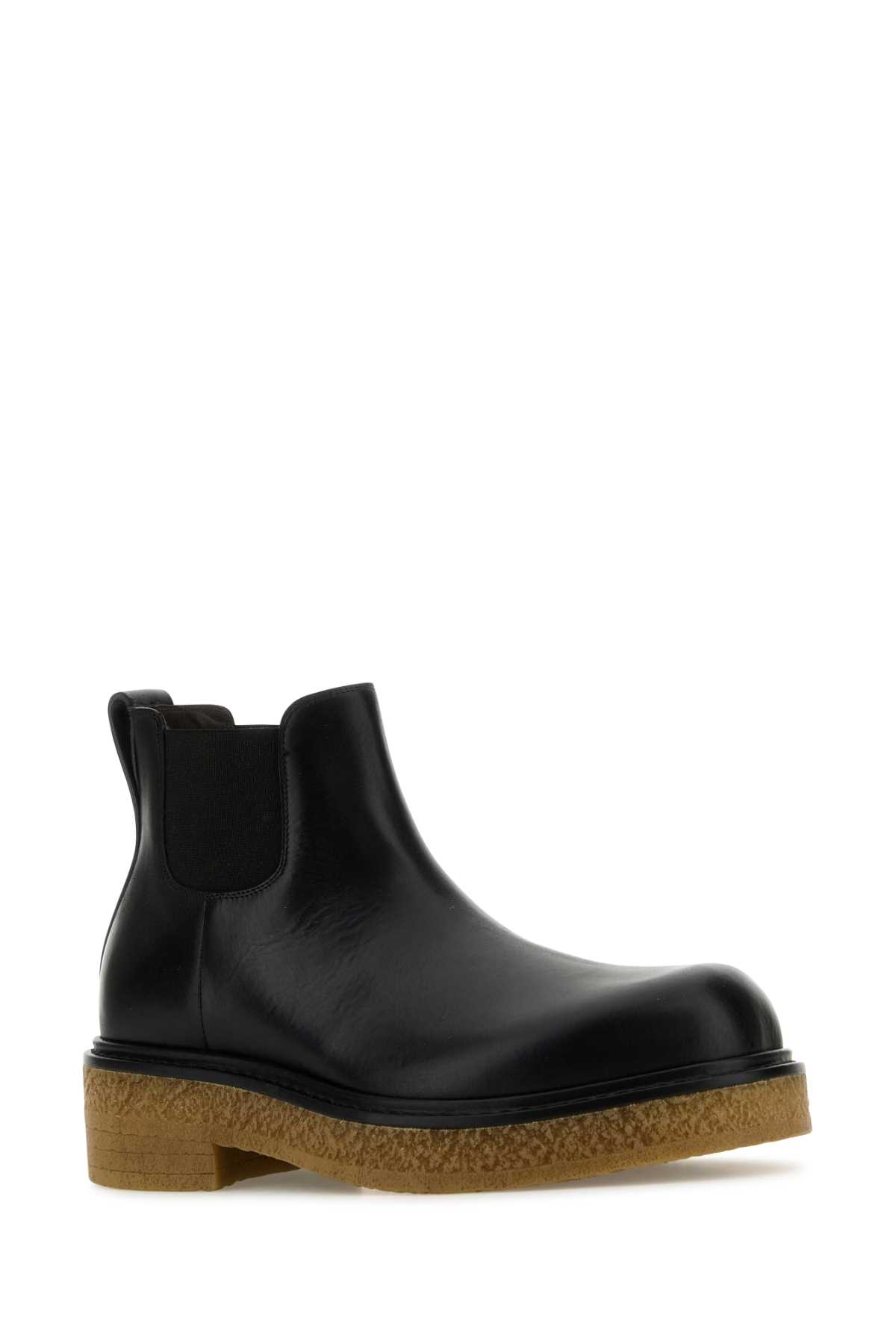 Black leather Haddock ankle boots 806937V2WT01000 (Bottega Veneta / ブーツ ) | Bottega Veneta (ボッテガ・ヴェネタ)(1)