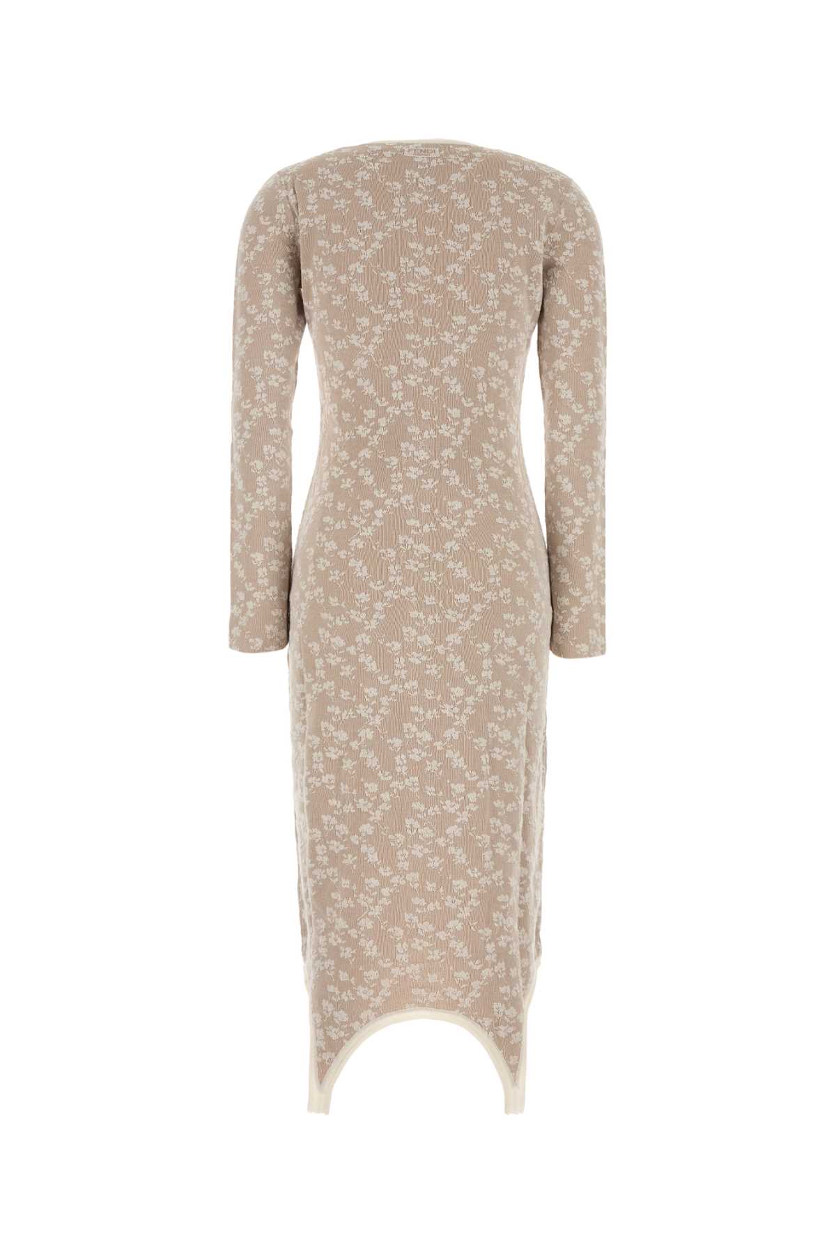 Embroidered cotton blend dress FZDD42ATPWF1RX9 (FENDI / ワンピース・ドレス・オールインワン ) | FENDI (フェンディ)(1)