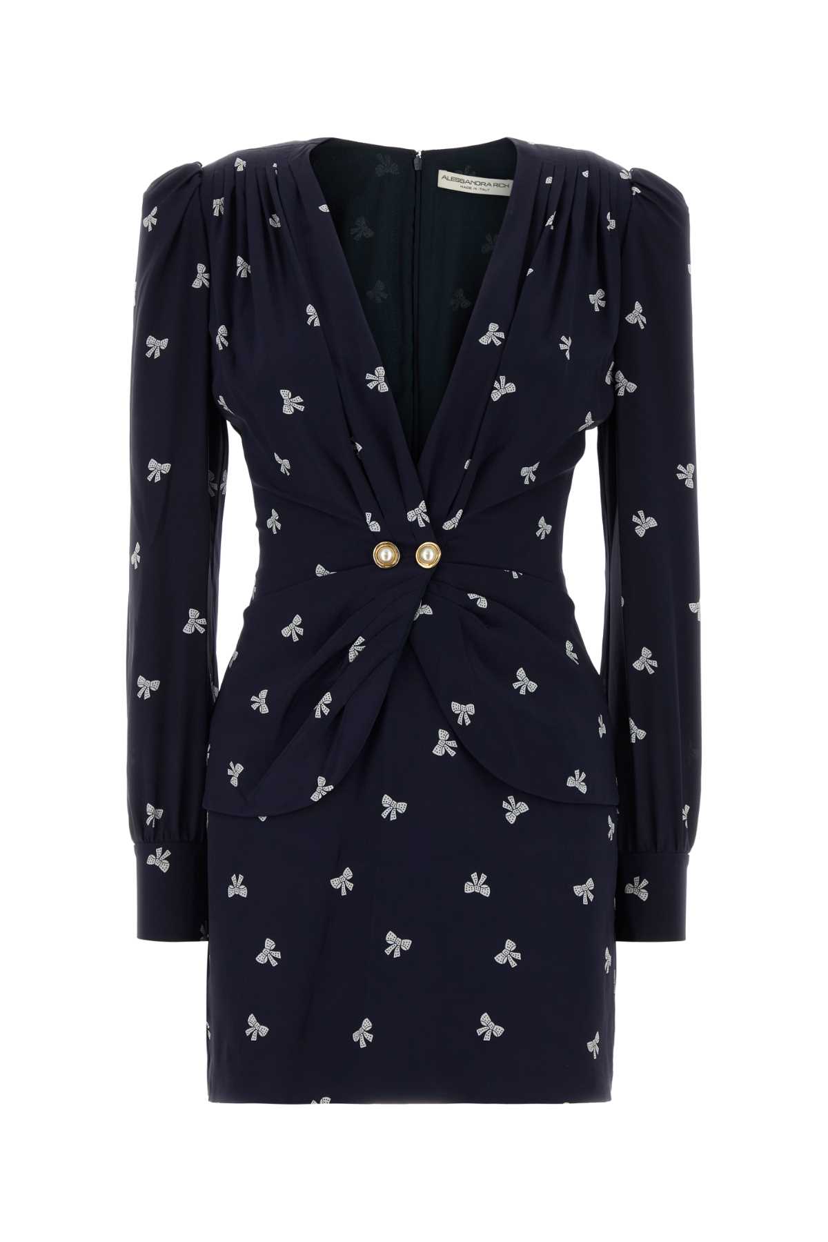 Printed silk mini dress FABX4229F45951844 (ALESSANDRA RICH / ワンピース・ドレス・オールインワン ) | ALESSANDRA RICH (アレッサンドラ リッチ)