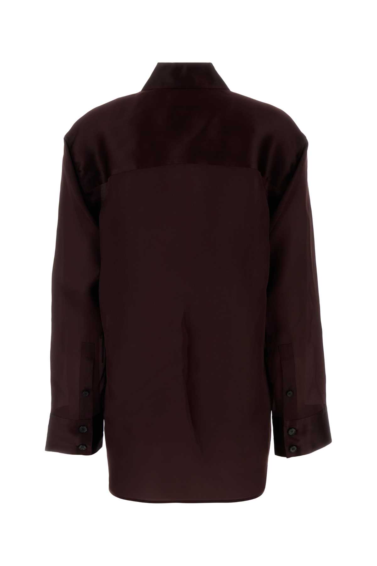 Aubergine silk Matteo shirt 24043002W3002599 (KHAITE / シャツ・ブラウス ) | KHAITE (ケイト)(1)