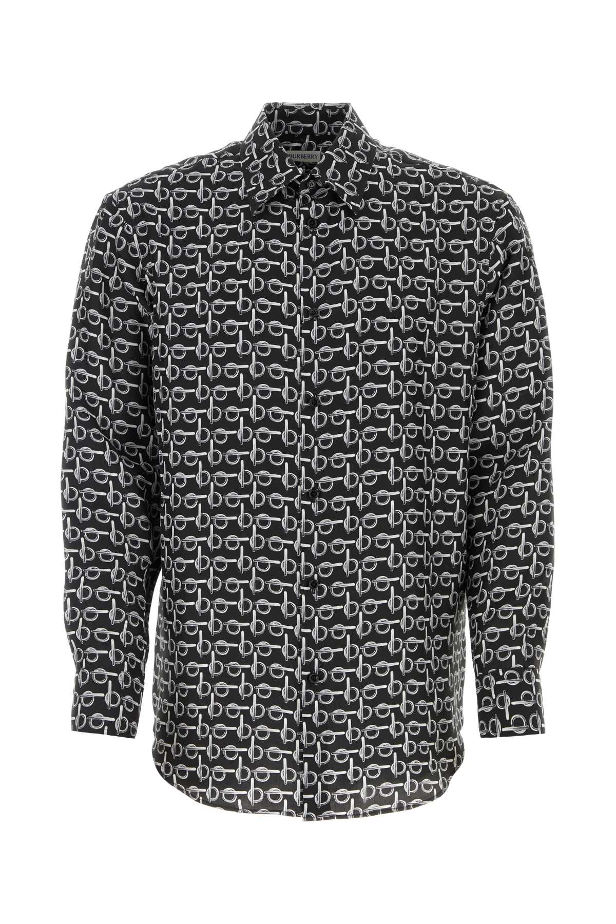 Printed silk oversize shirt 8087852B9593 (Burberry / シャツ・ブラウス ) | Burberry (バーバリー)