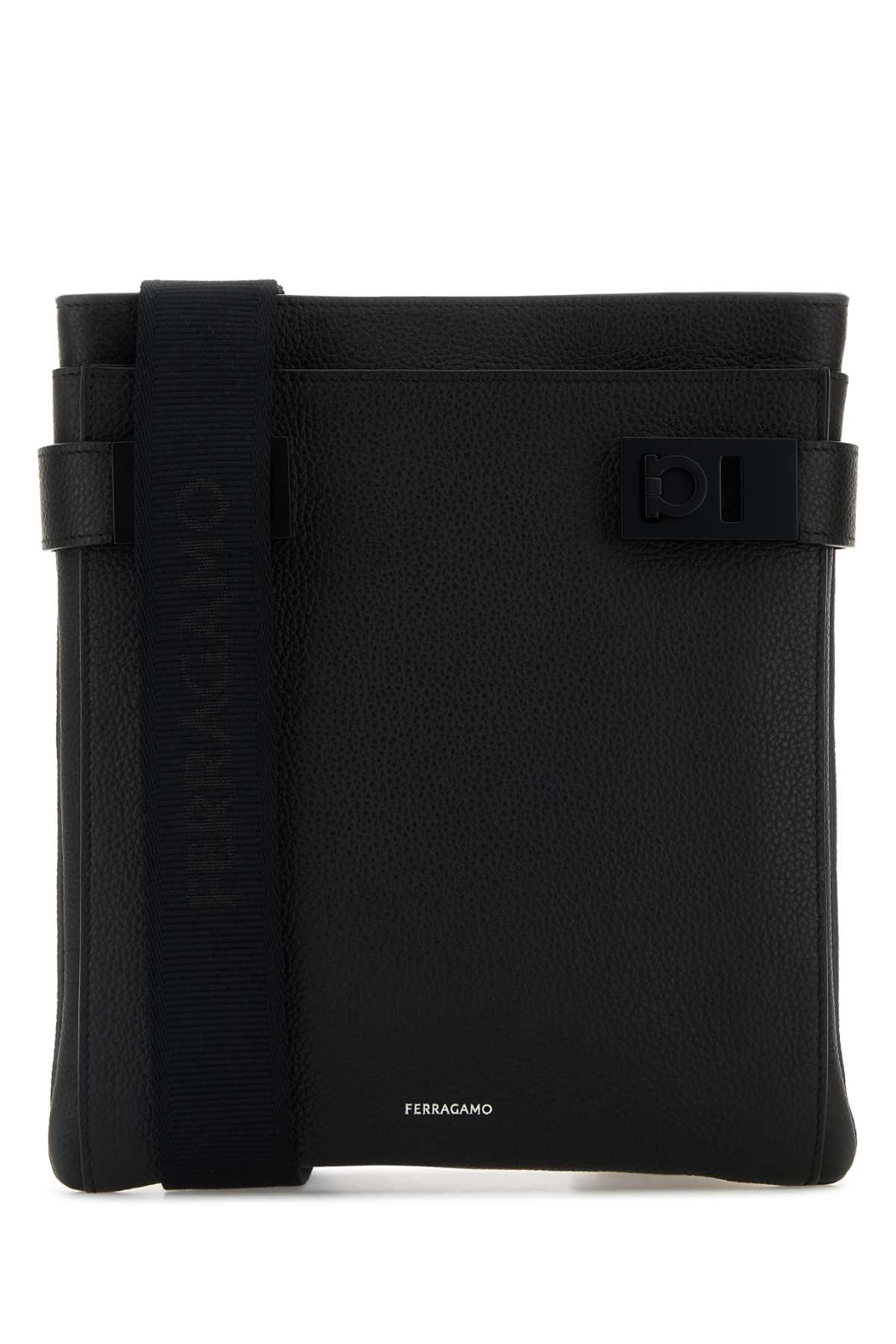 Black leather crossbody bag 241624775173NERO (FERRAGAMO / ハンドバッグ・ショルダーバッグ ) | FERRAGAMO (フェラガモ)
