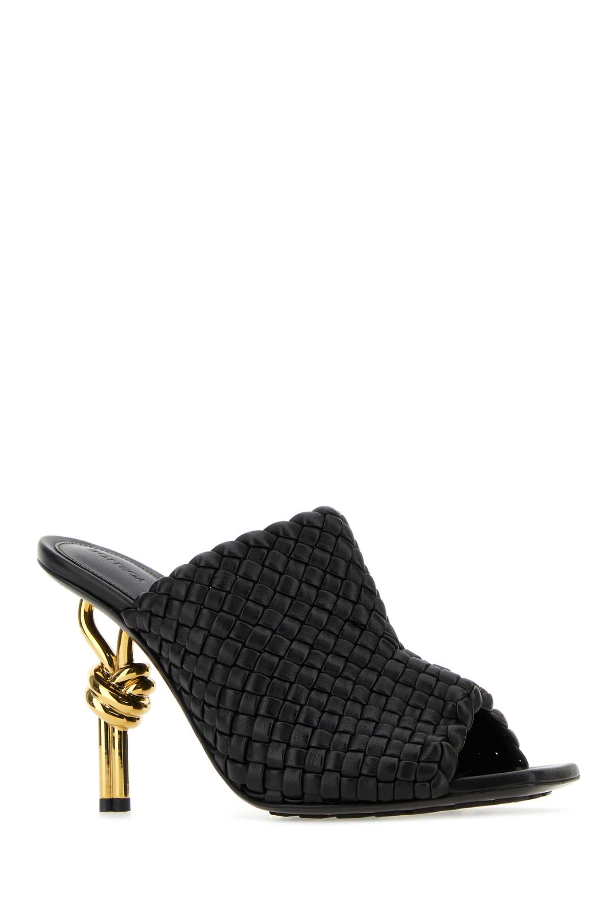 Black leather Knot mules 754143V2P501000 (Bottega Veneta / サンダル ) | Bottega Veneta (ボッテガ・ヴェネタ)(1)