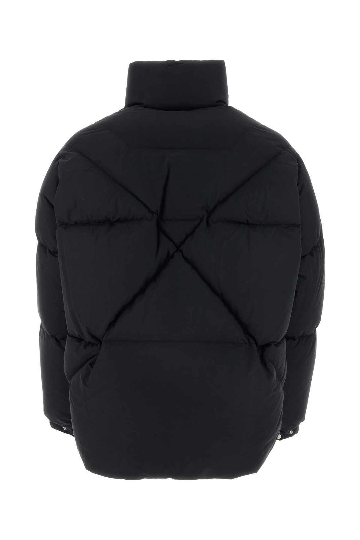 Black cotton blend oversize Puff down jacket DFPM028NCOTBK01 (KHRISJOY / ダウンジャケット・コート ) | KHRISJOY (クリスジョイ)(1)