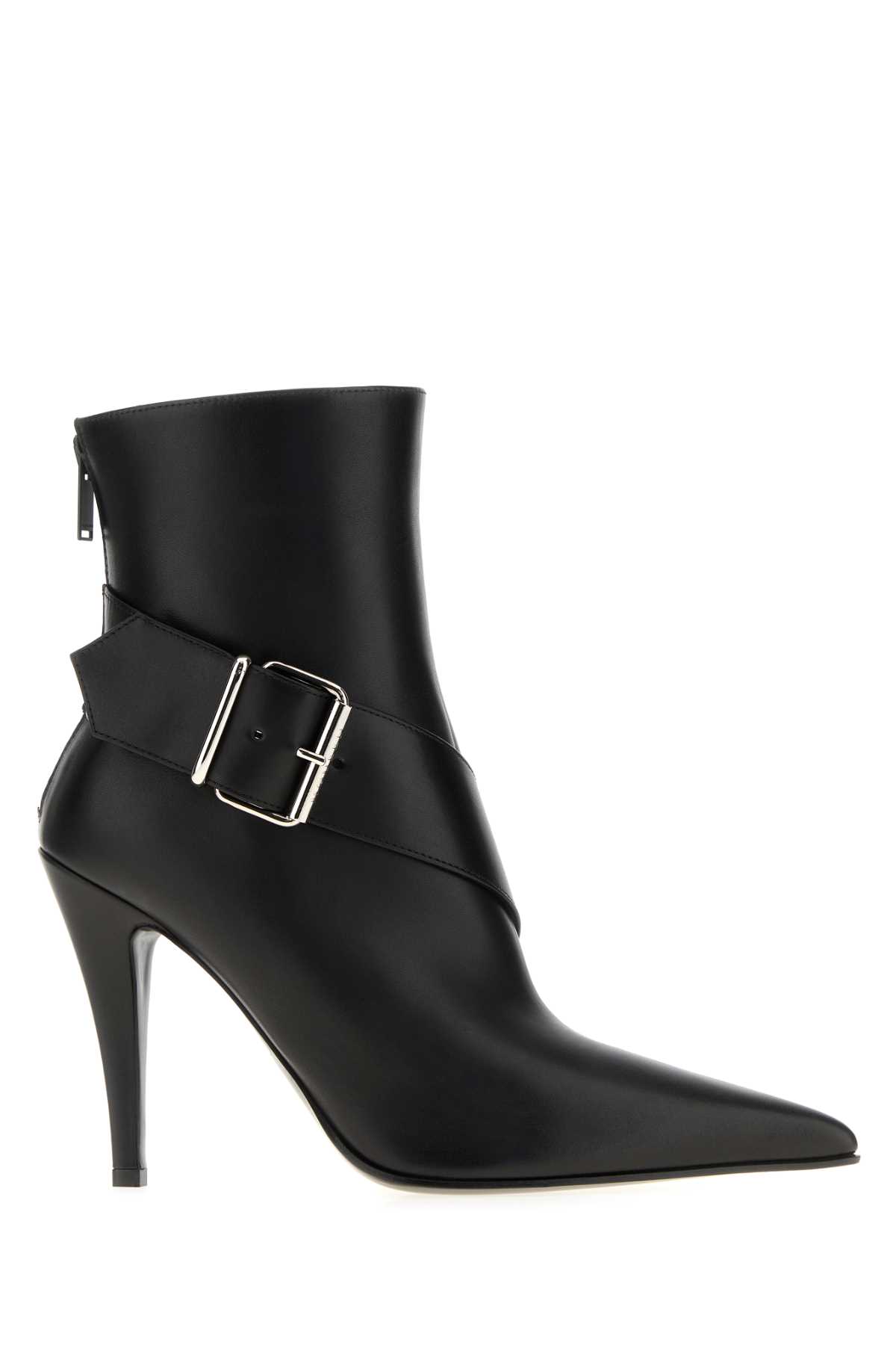 Black leather ankle boots 846022WIAJD1064 (Alexander McQUEEN / ブーツ ) | Alexander McQUEEN (アレキサンダー・マックイーン)