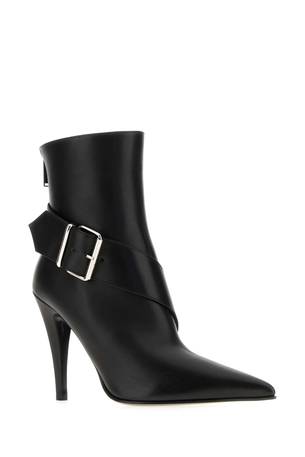Black leather ankle boots 846022WIAJD1064 (Alexander McQUEEN / ブーツ ) | Alexander McQUEEN (アレキサンダー・マックイーン)(1)