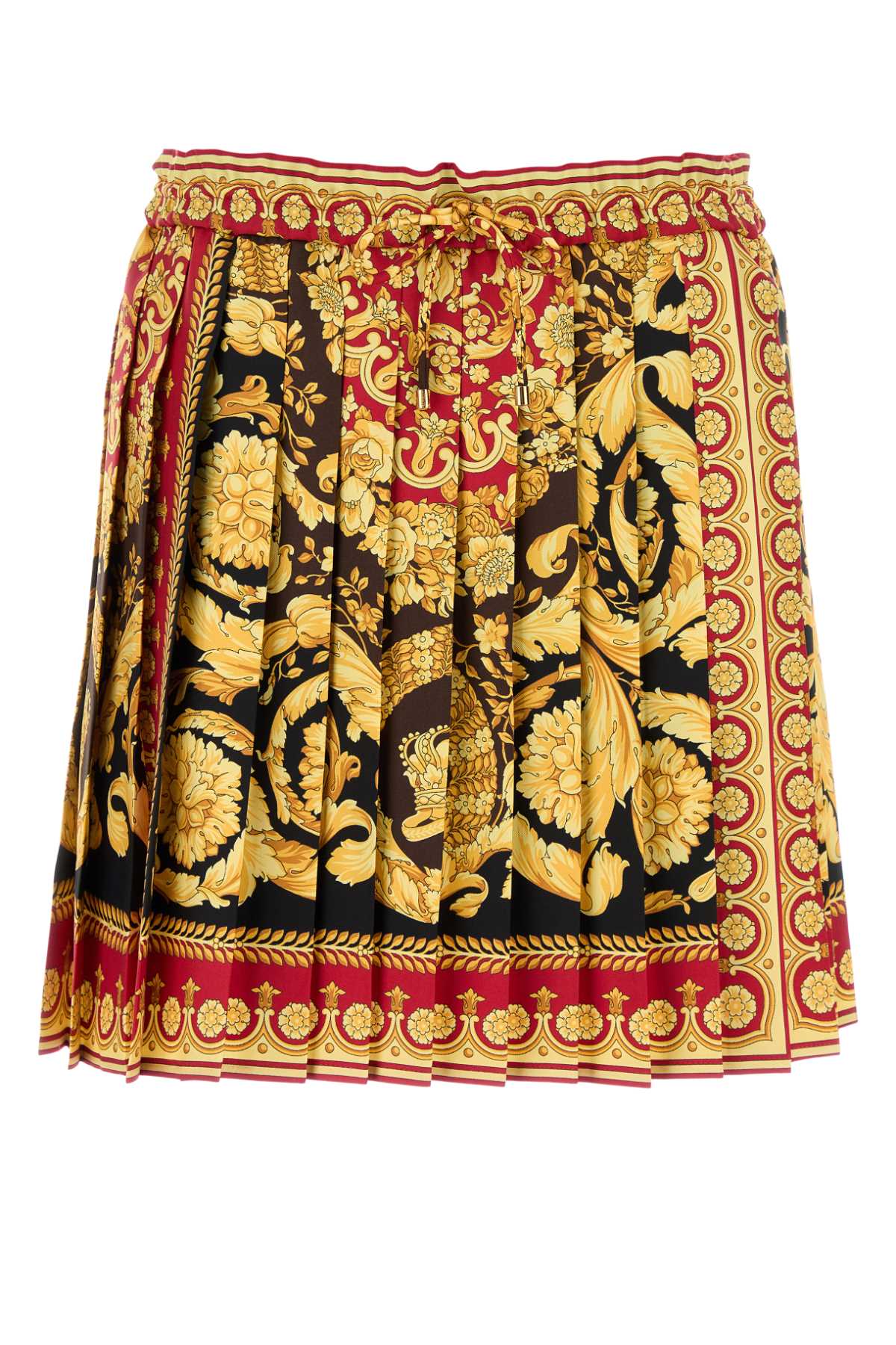 Printed silk mini skirt 10202951A152155R650 (VERSACE / スカート ) | VERSACE (ヴェルサーチェ)