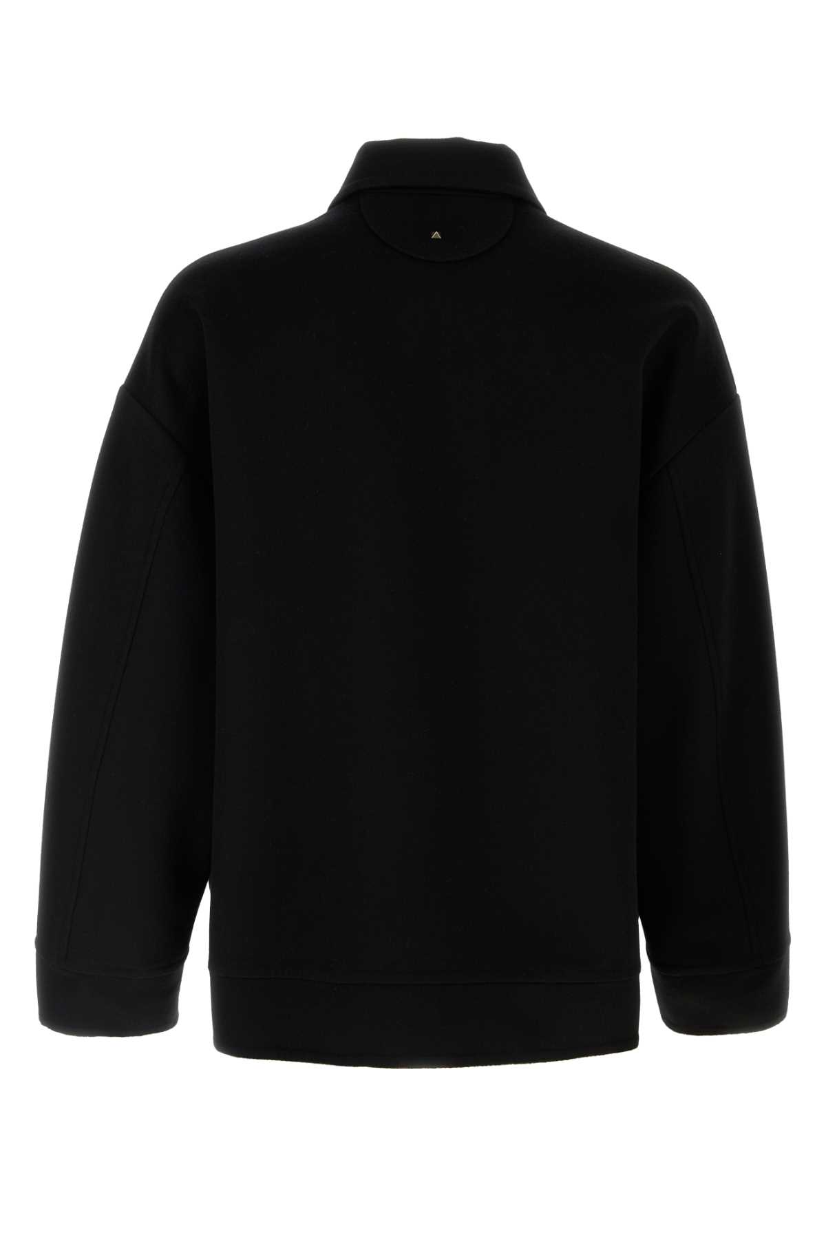 Black wool blend oversize jacket 5V0CIM412KA0NO (Valentino Garavani / カジュアルジャケット ) | Valentino Garavani (ヴァレンティノ)(1)