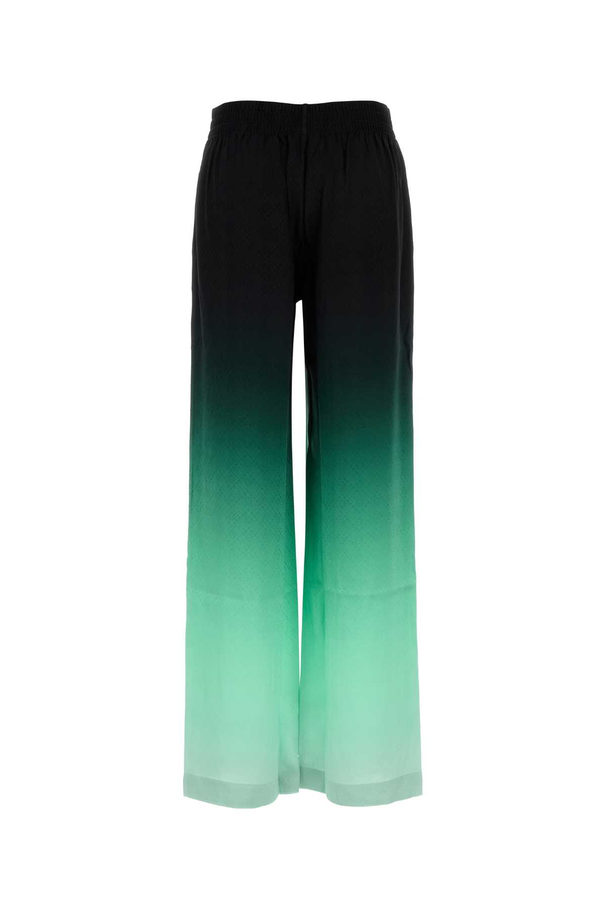 Embroidered satin wide-leg pant WPF25TR04901GRADIENT (Casablanca / パンツ ) | Casablanca (カサブランカ)(1)