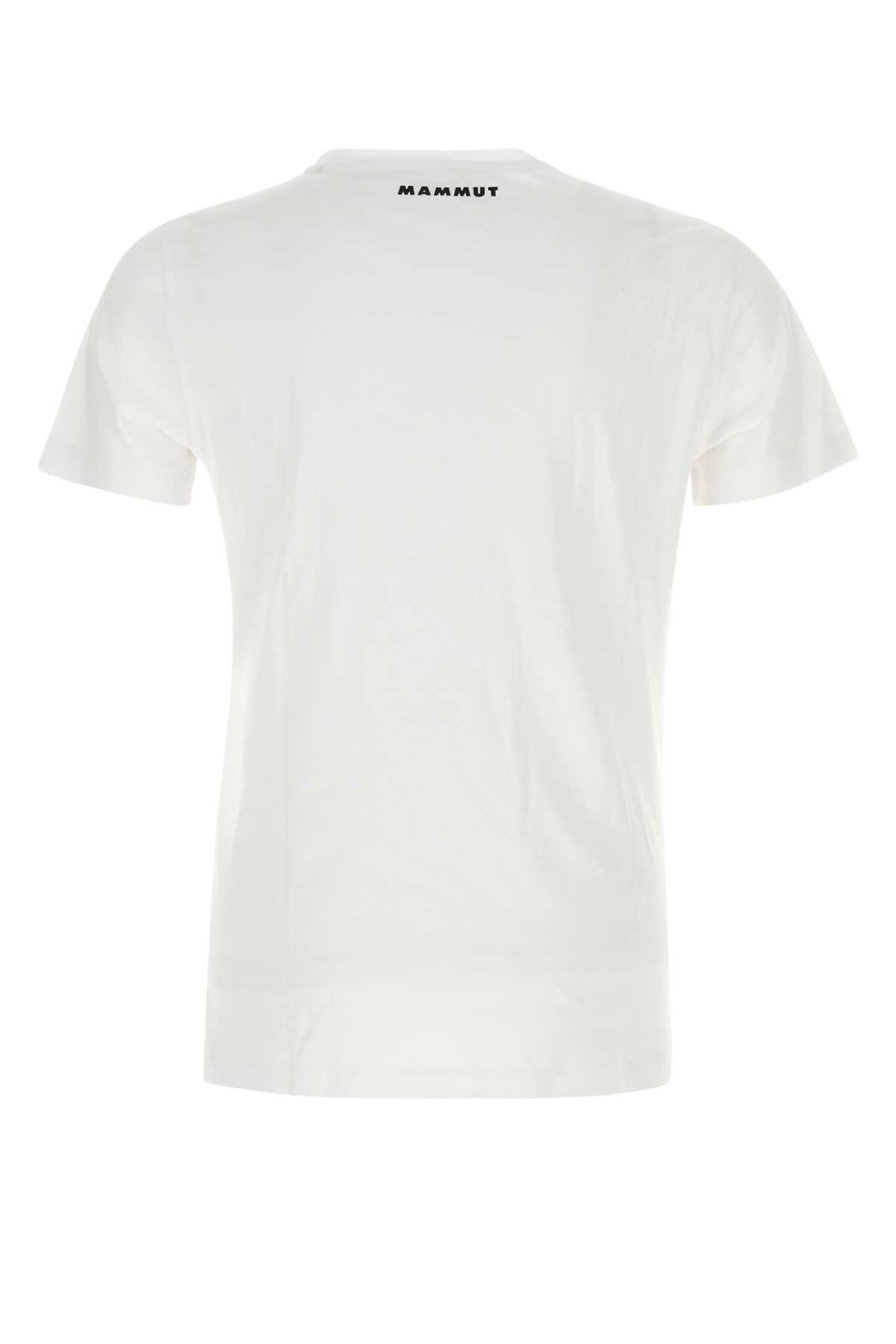 White cotton t-shirt 10175891243 (MAMMUT / Tシャツ・カットソー ) | MAMMUT (マムート)(1)