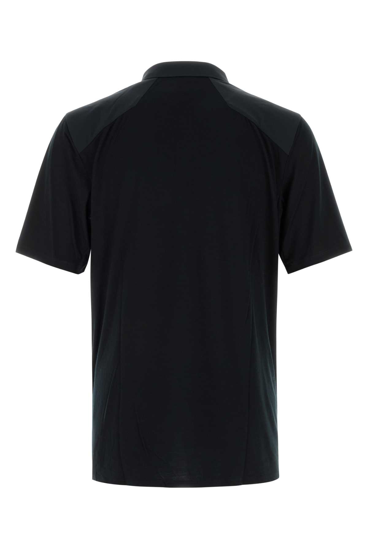 Black wool blend Frame polo shirt X000007208BLACK (ARC'TERYX / ポロシャツ ) | ARC'TERYX (アークテリクス)(1)