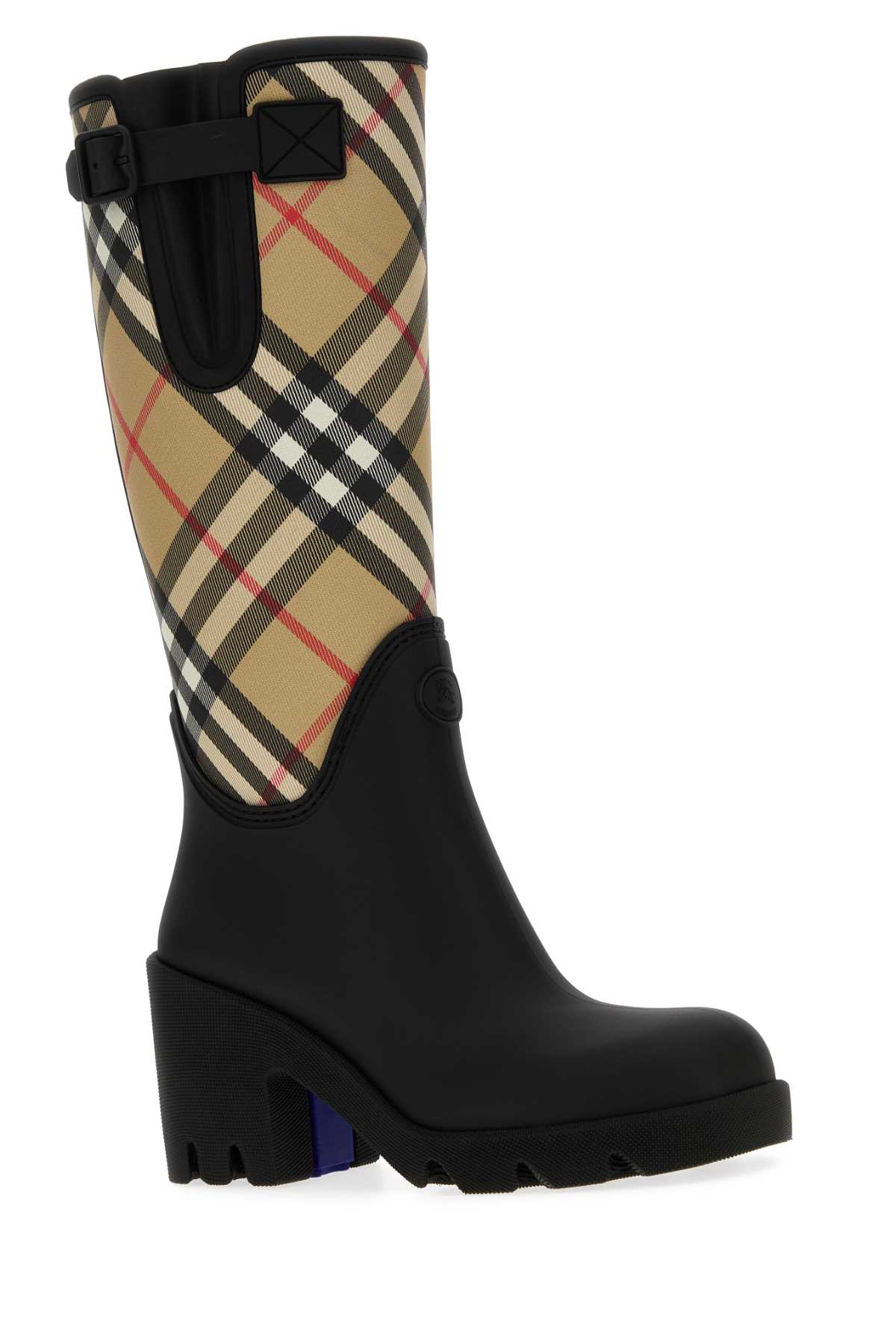 Embroidered canvas and rubber boots 8111680A1189 (Burberry / ブーツ ) | Burberry (バーバリー)(1)